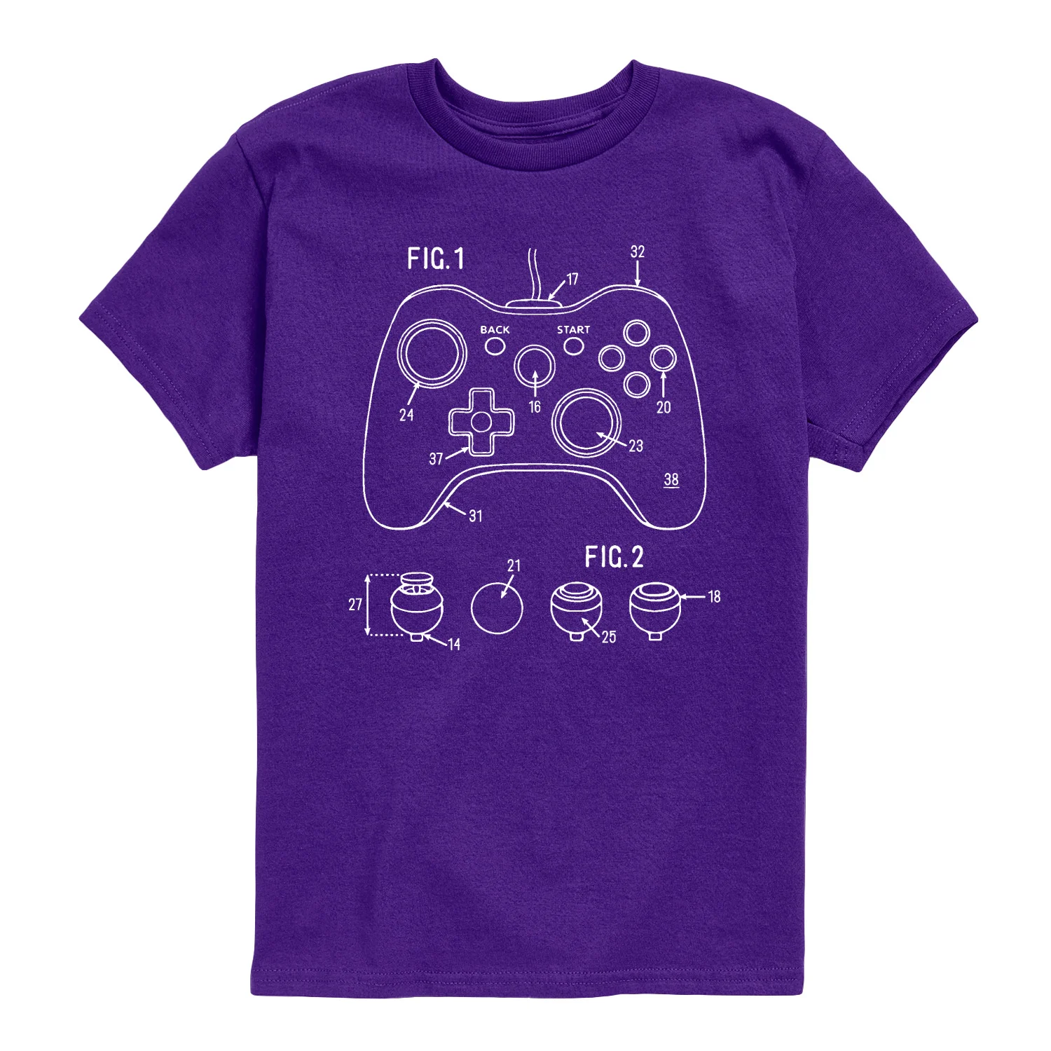 Instant Message - Game Controller Rendering - Youth Short Sleeve Graphic T-shirt - Image 9