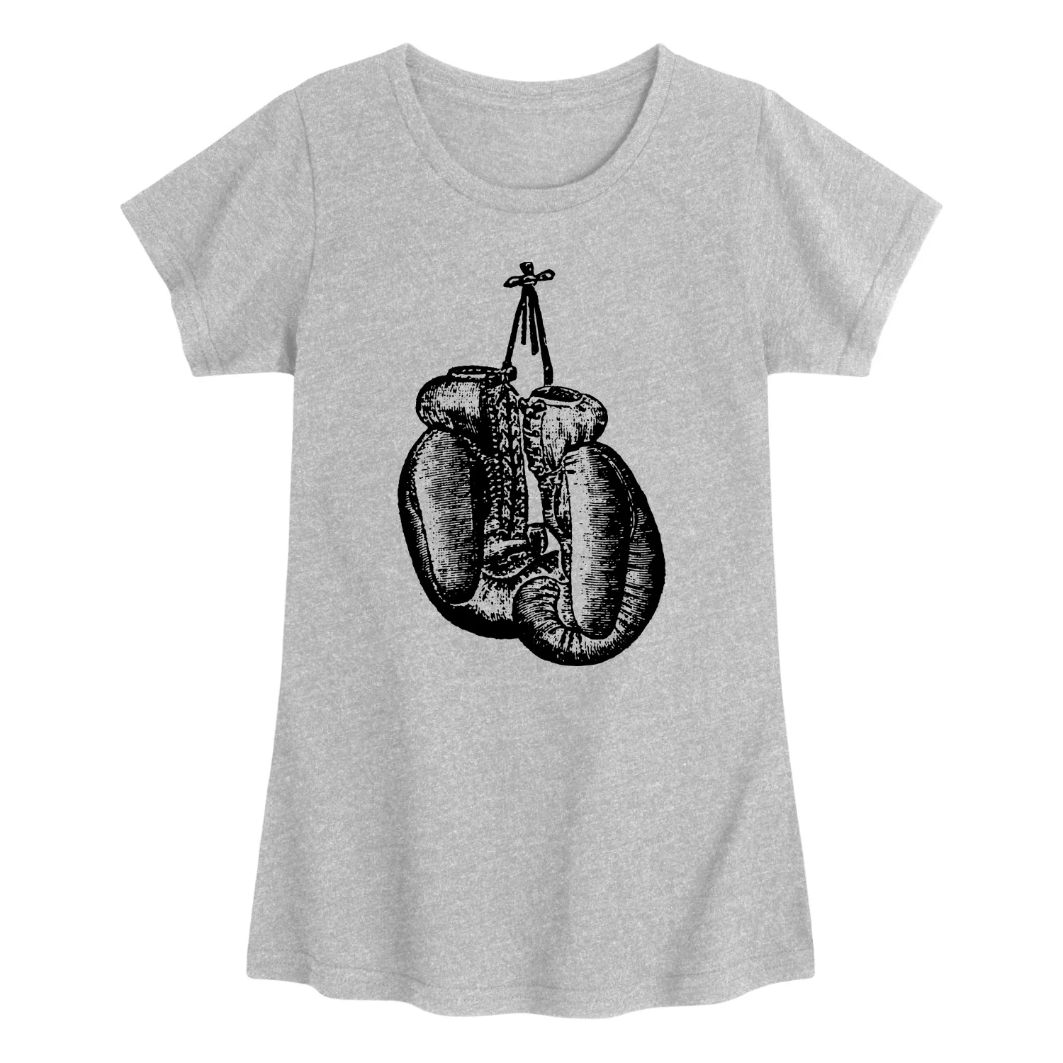 Instant Message - Boxing Gloves - Youth Girls Short Sleeve T-shirt - Image 2