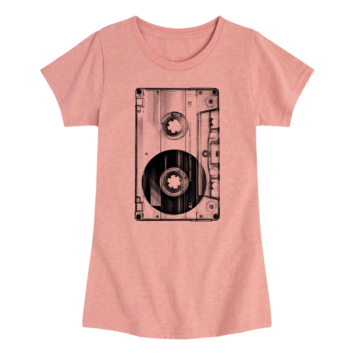 Instant Message - Big Cassette Tape - Youth Girls Short Sleeve T-shirt - Image 2