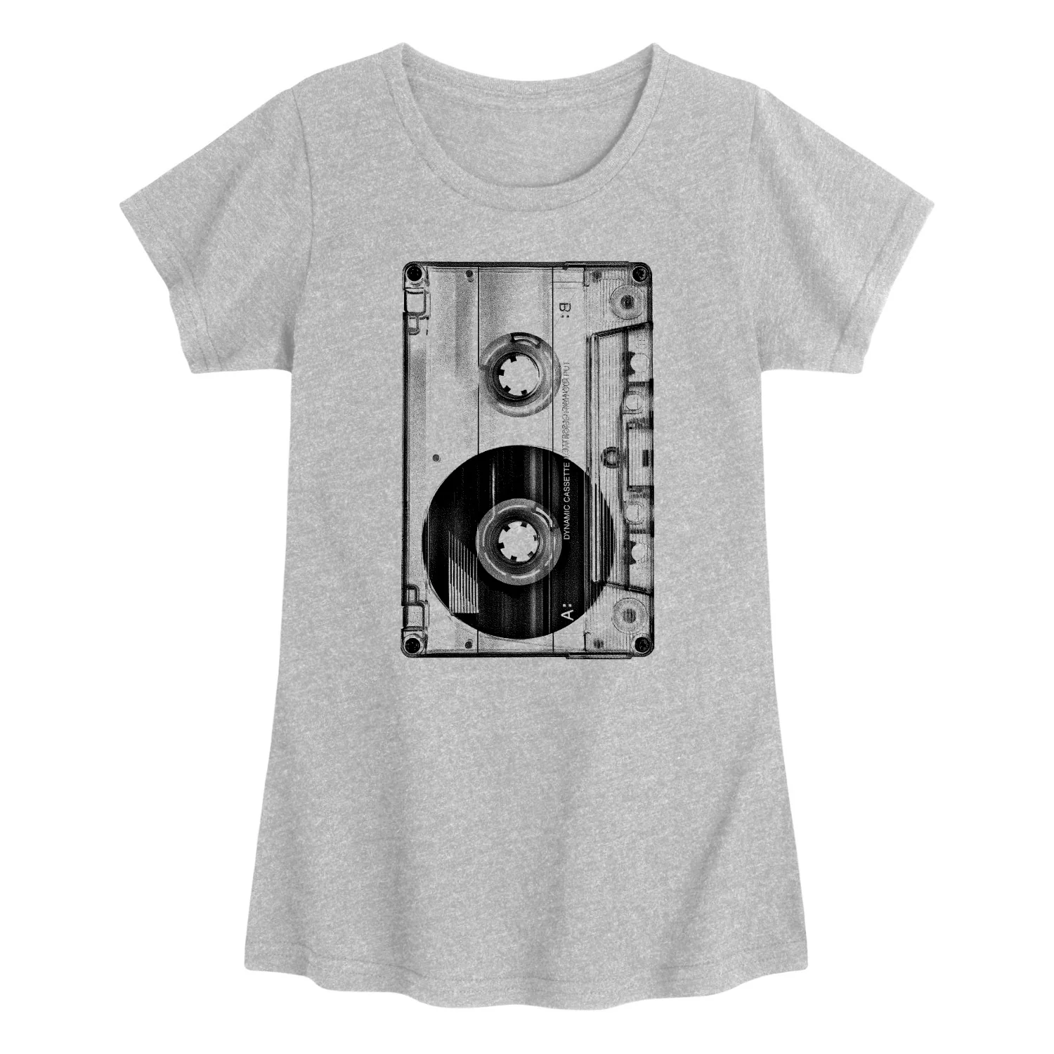 Instant Message - Big Cassette Tape - Youth Girls Short Sleeve T-shirt - Image 4