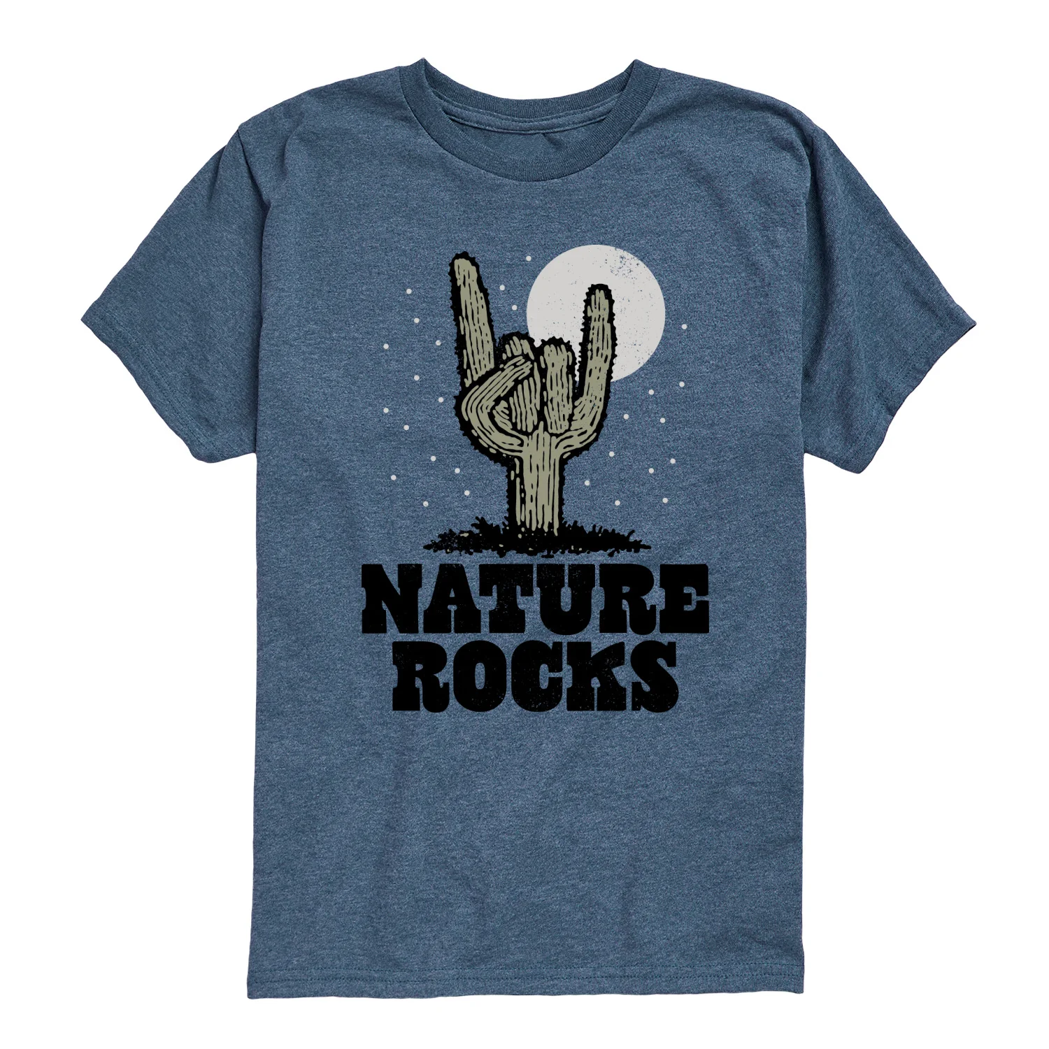 Instant Message - Nature Rocks - Youth Short Sleeve Graphic T-Shirt - Image 2