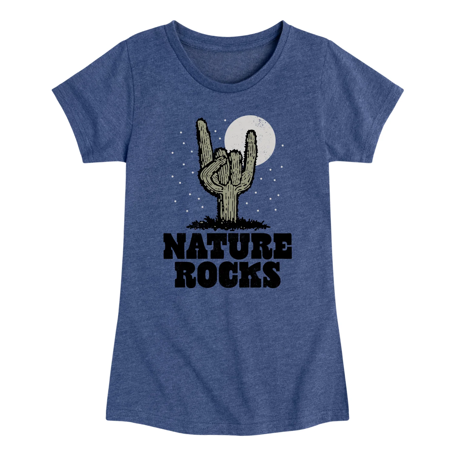 Instant Message - Nature Rocks - Youth Girls Short Sleeve T-Shirt