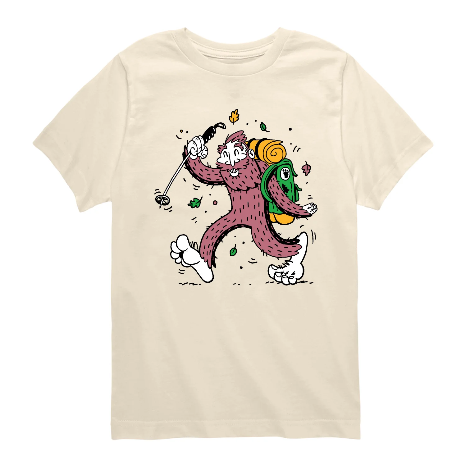 Instant Message - Sasquatch Hike - Youth Short Sleeve Graphic T-Shirt - Image 4