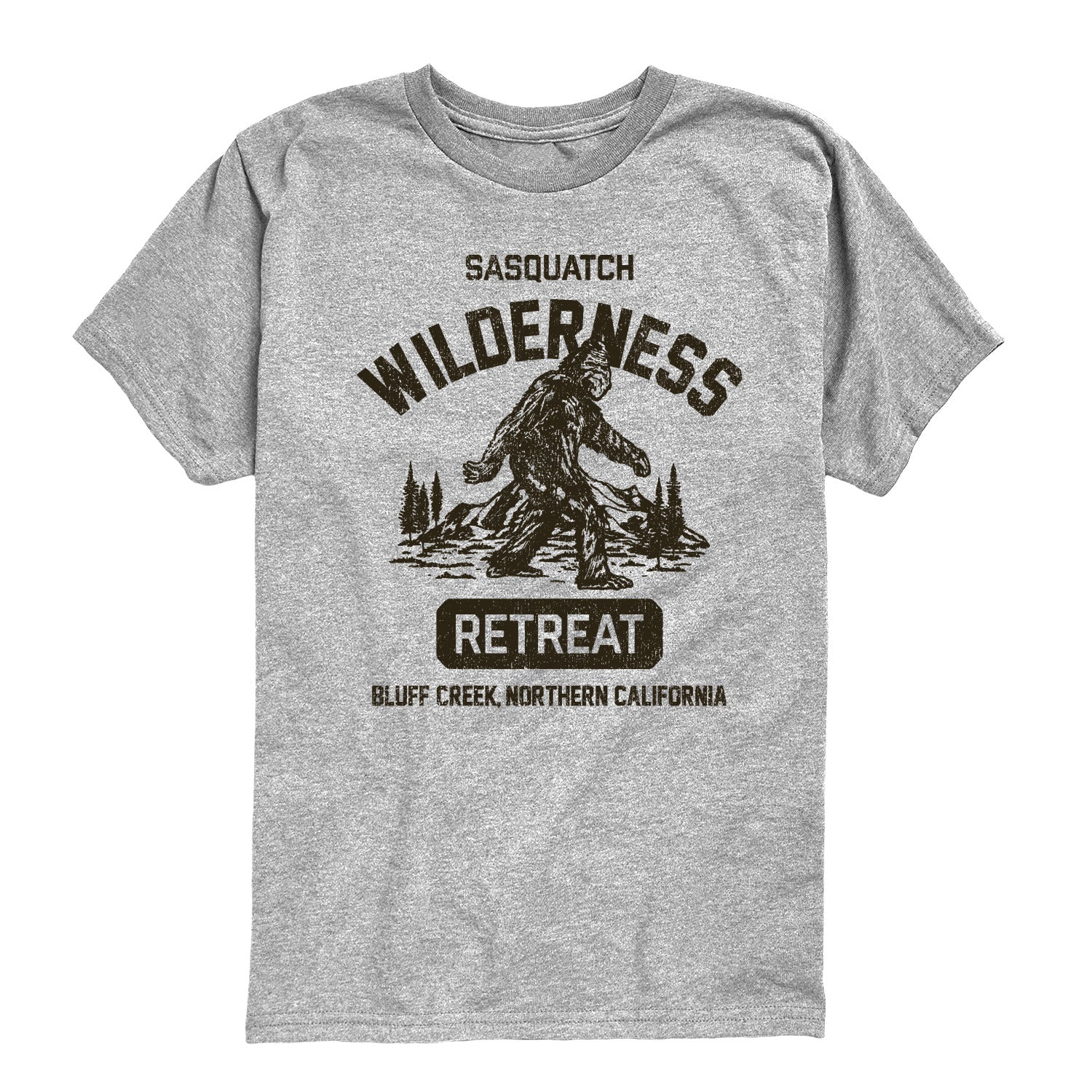 Instant Message - Sasquatch Wilderness Retreat - Youth Short Sleeve Graphic T-Shirt - Image 2