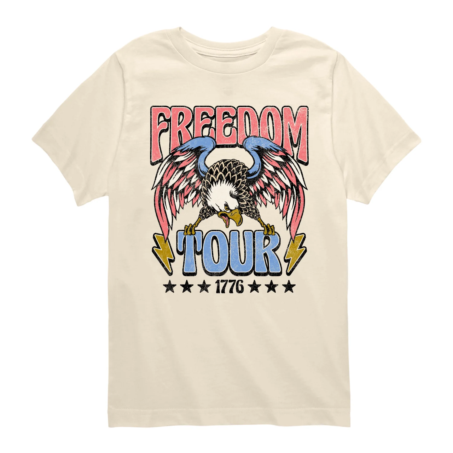 Instant Message - Freedom Tour 1776 - Youth Short Sleeve Graphic T-shirt - Image 2