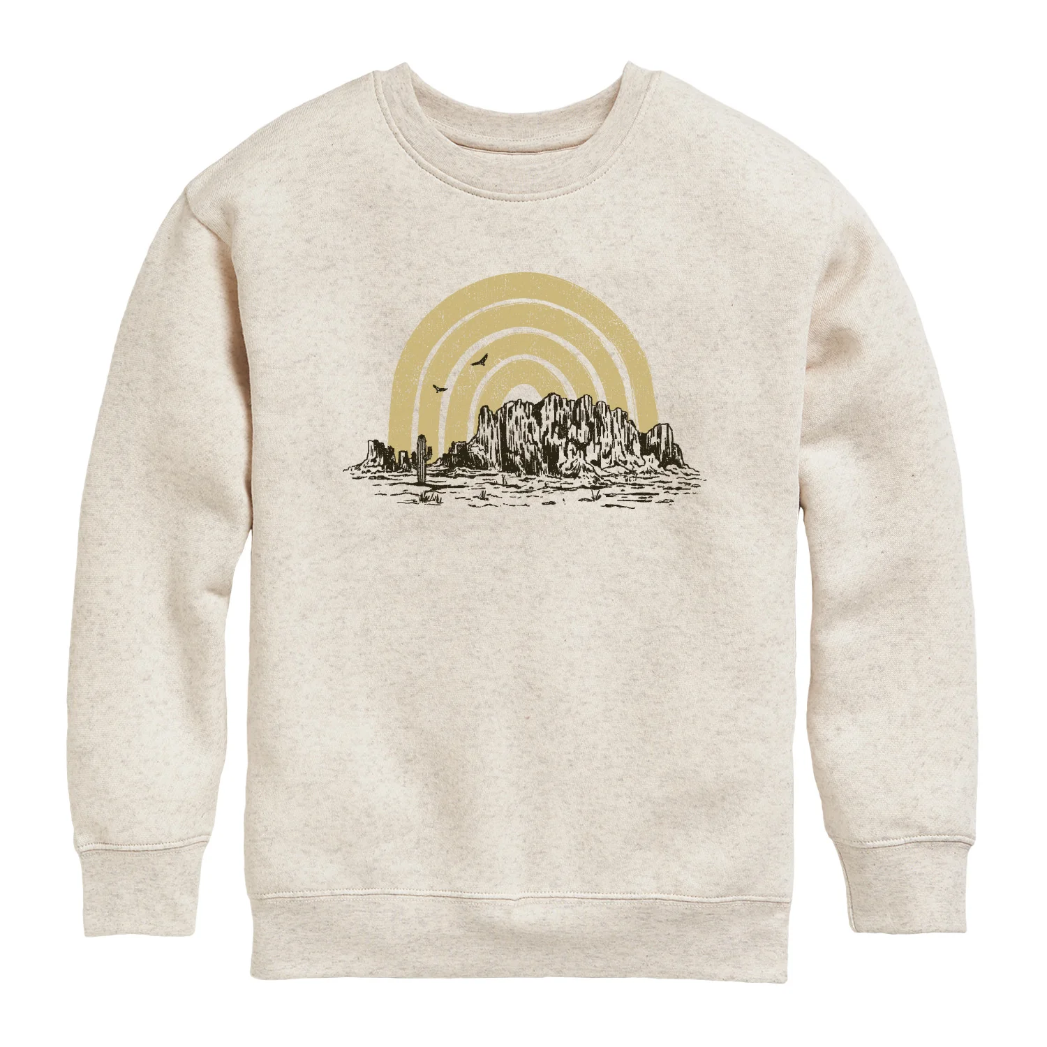 Instant Message - Desert Arch - Youth Crew Fleece Sweatshirt
