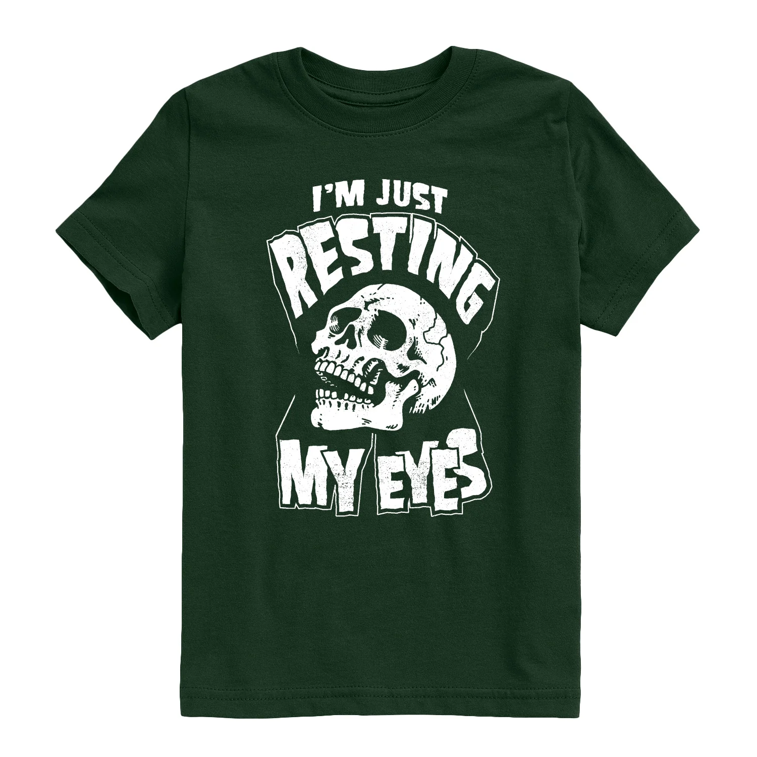 Instant Message - Resting My Eyes - Youth Short Sleeve Graphic T-Shirt - Image 4