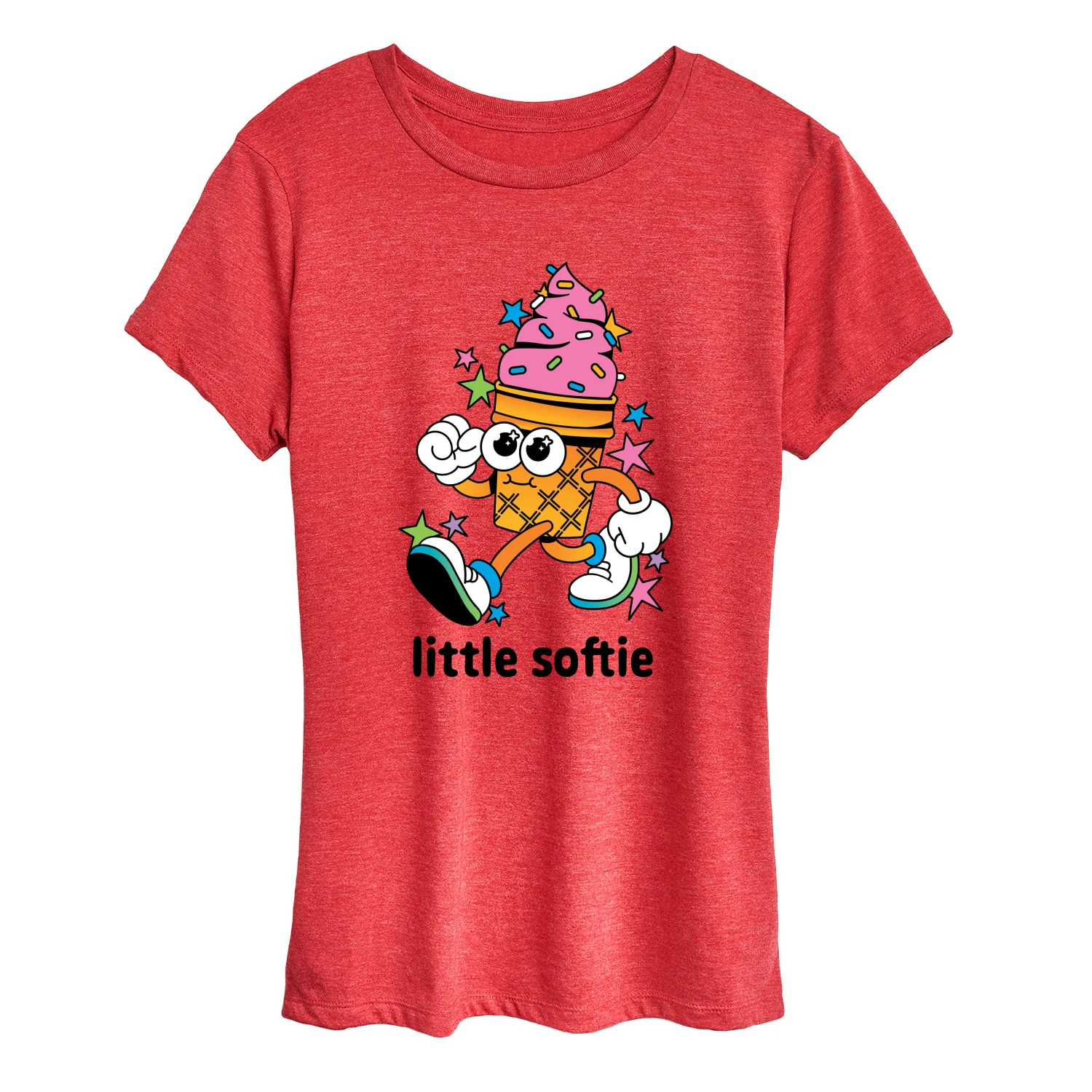 Instant Message - Real Softie Ice Cream - Women's Short Sleeve Graphic T-Shirt