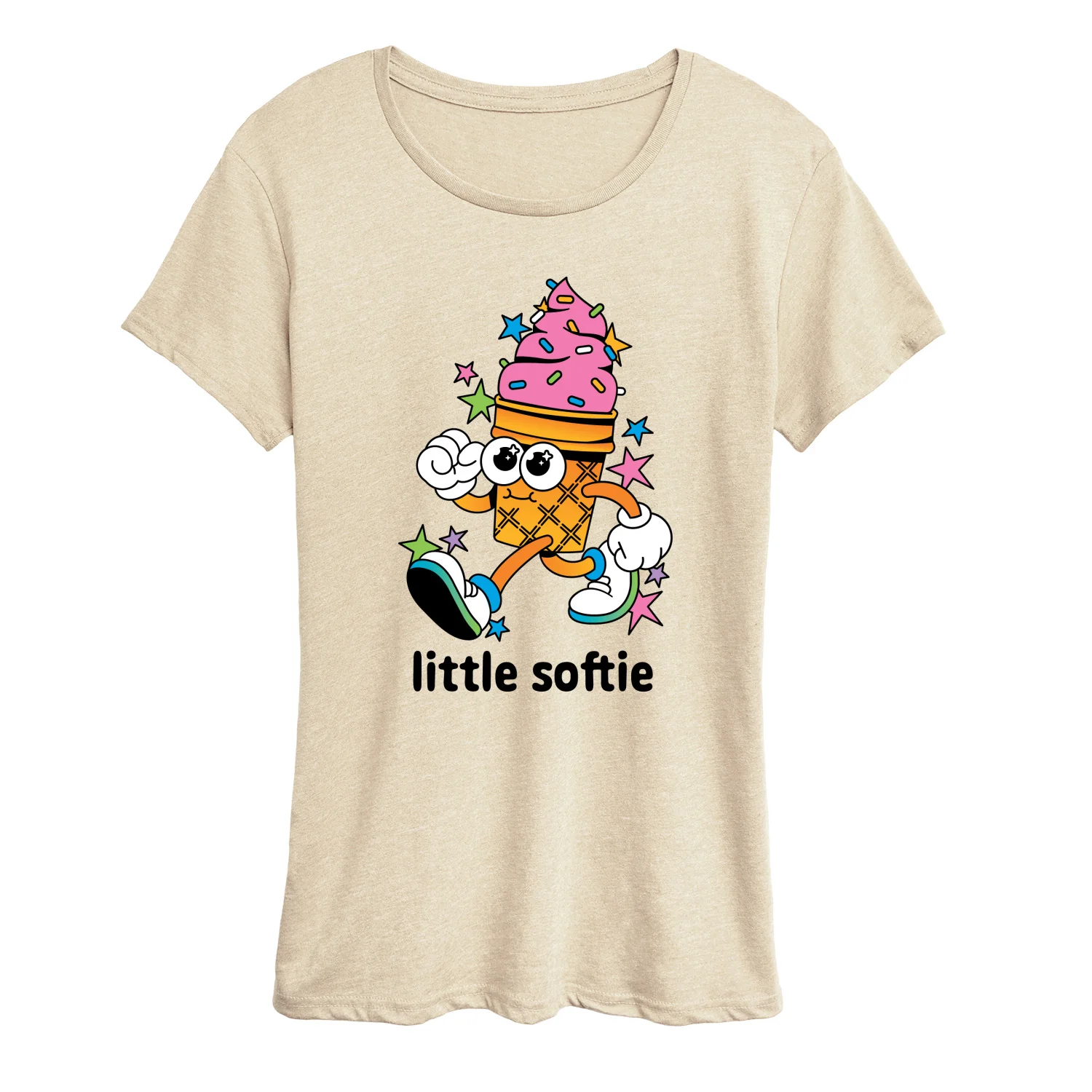 Instant Message - Real Softie Ice Cream - Women's Short Sleeve Graphic T-Shirt - Image 2