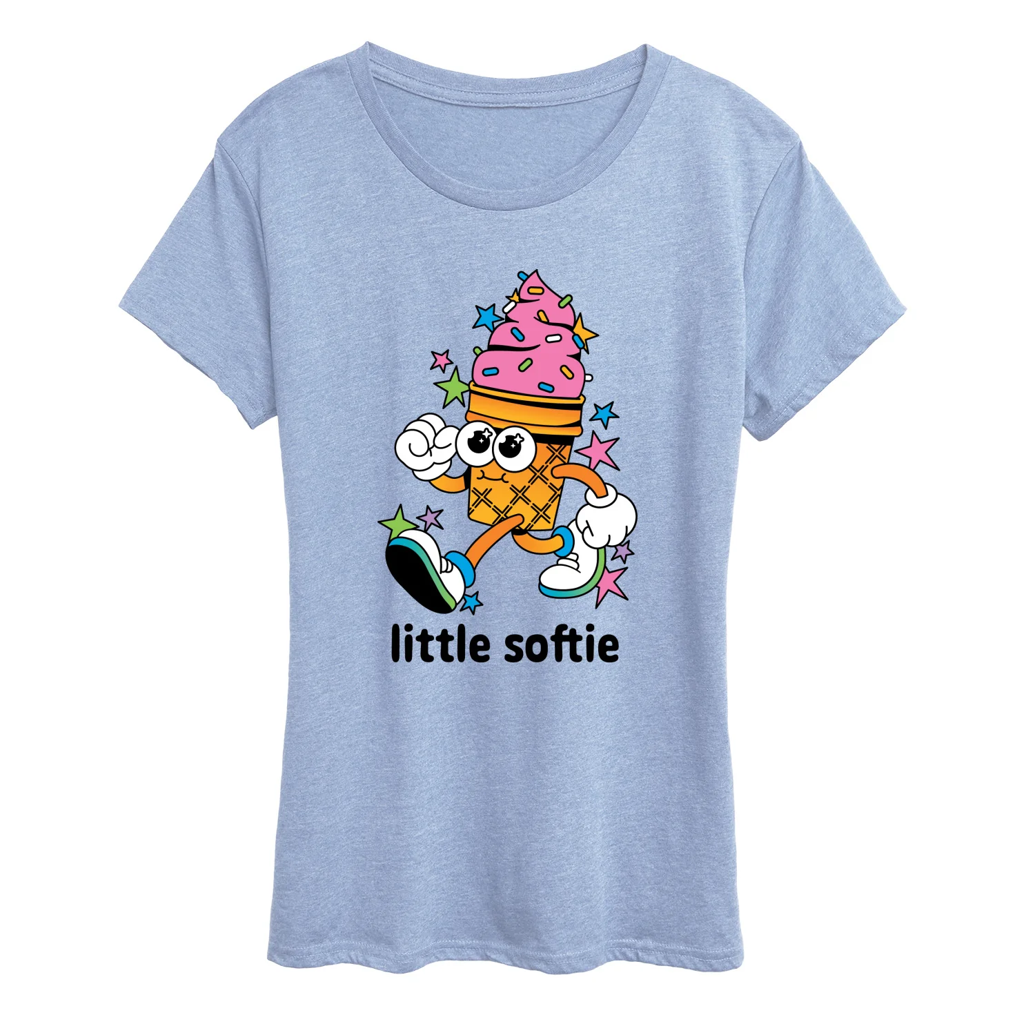 Instant Message - Real Softie Ice Cream - Women's Short Sleeve Graphic T-Shirt - Image 3