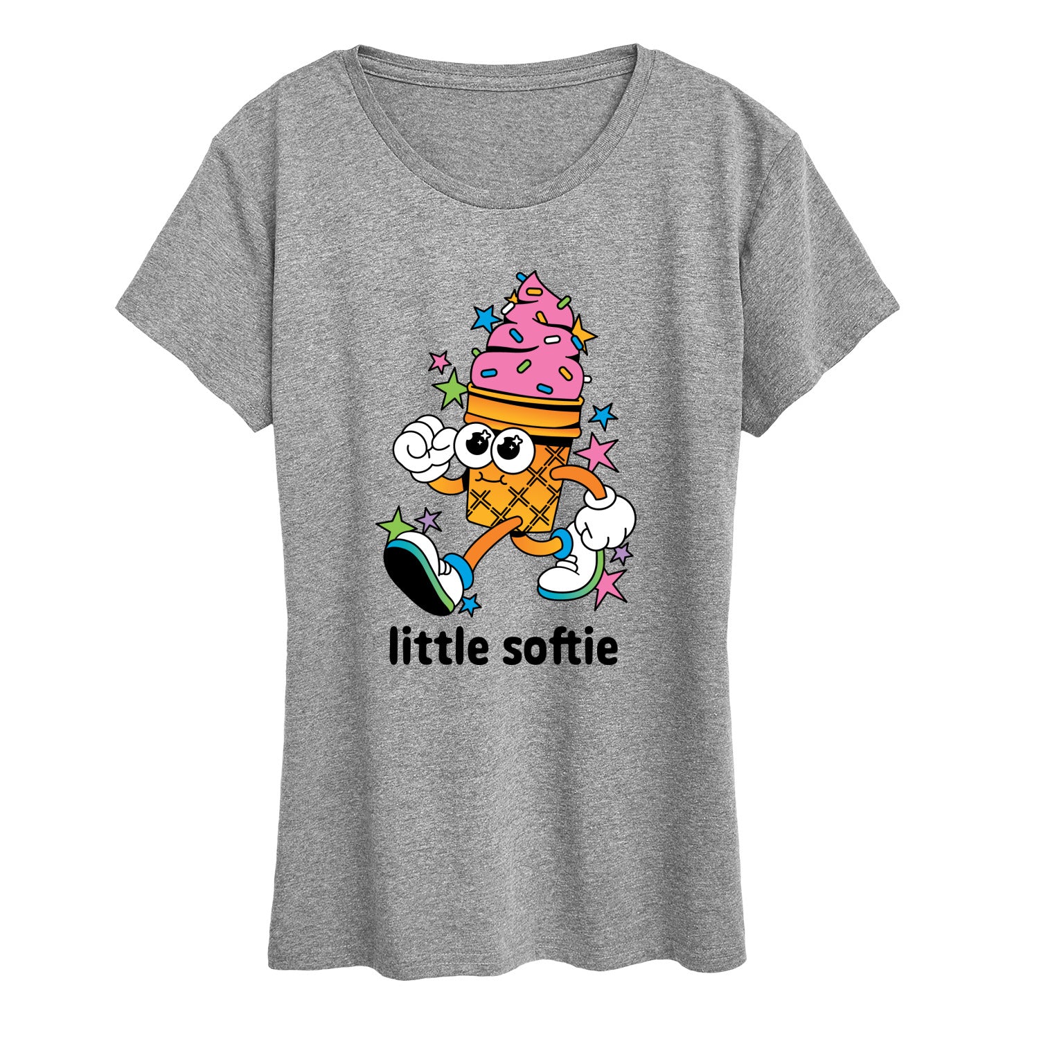 Instant Message - Real Softie Ice Cream - Women's Short Sleeve Graphic T-Shirt - Image 4