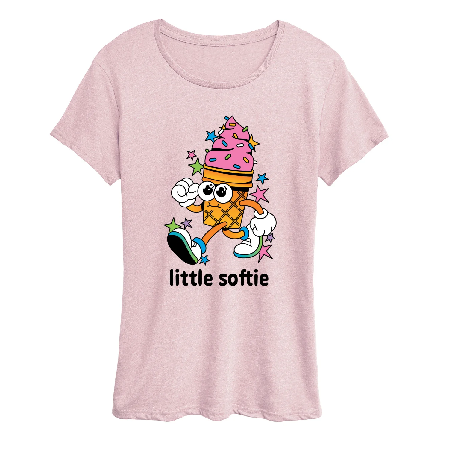 Instant Message - Real Softie Ice Cream - Women's Short Sleeve Graphic T-Shirt - Image 6