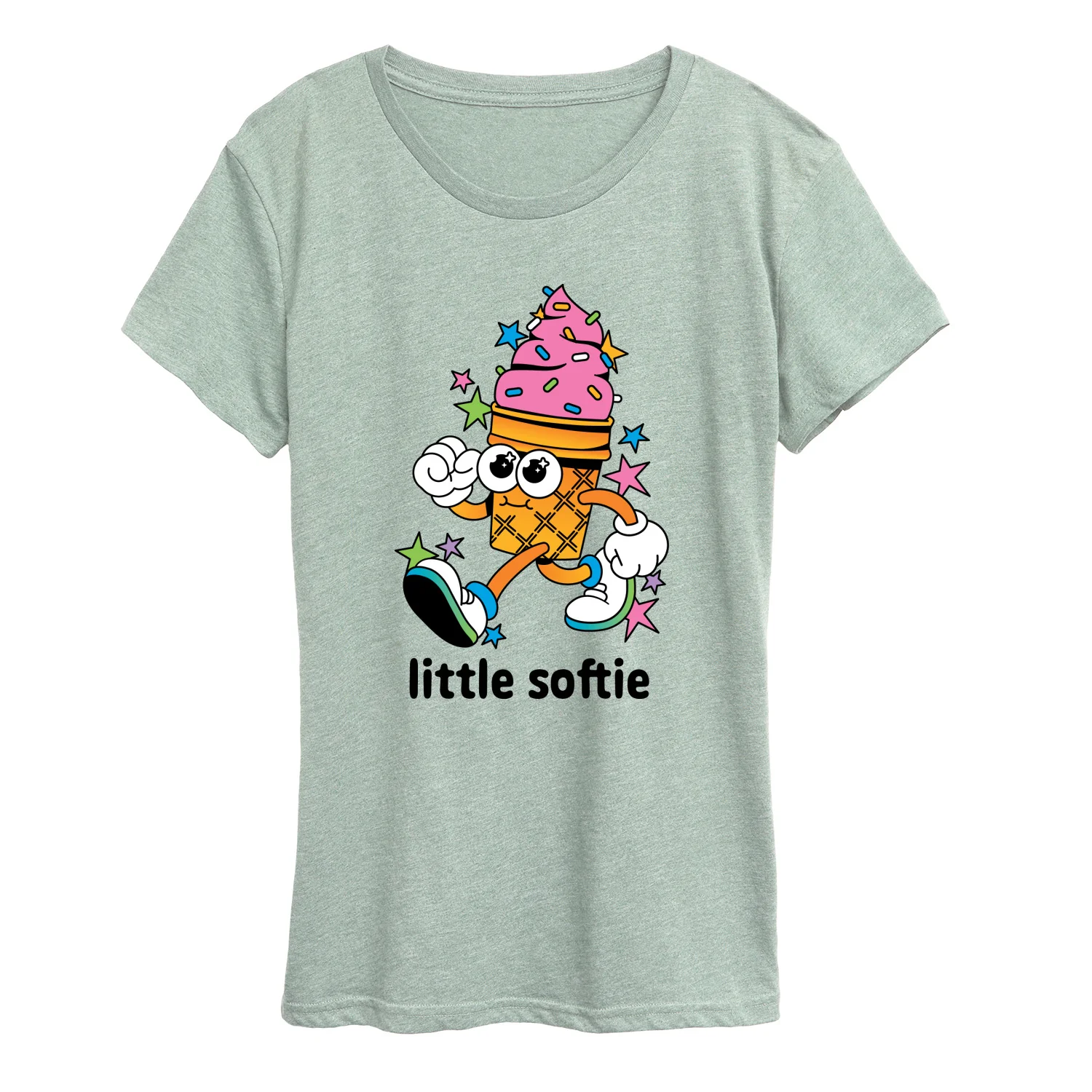 Instant Message - Real Softie Ice Cream - Women's Short Sleeve Graphic T-Shirt - Image 8