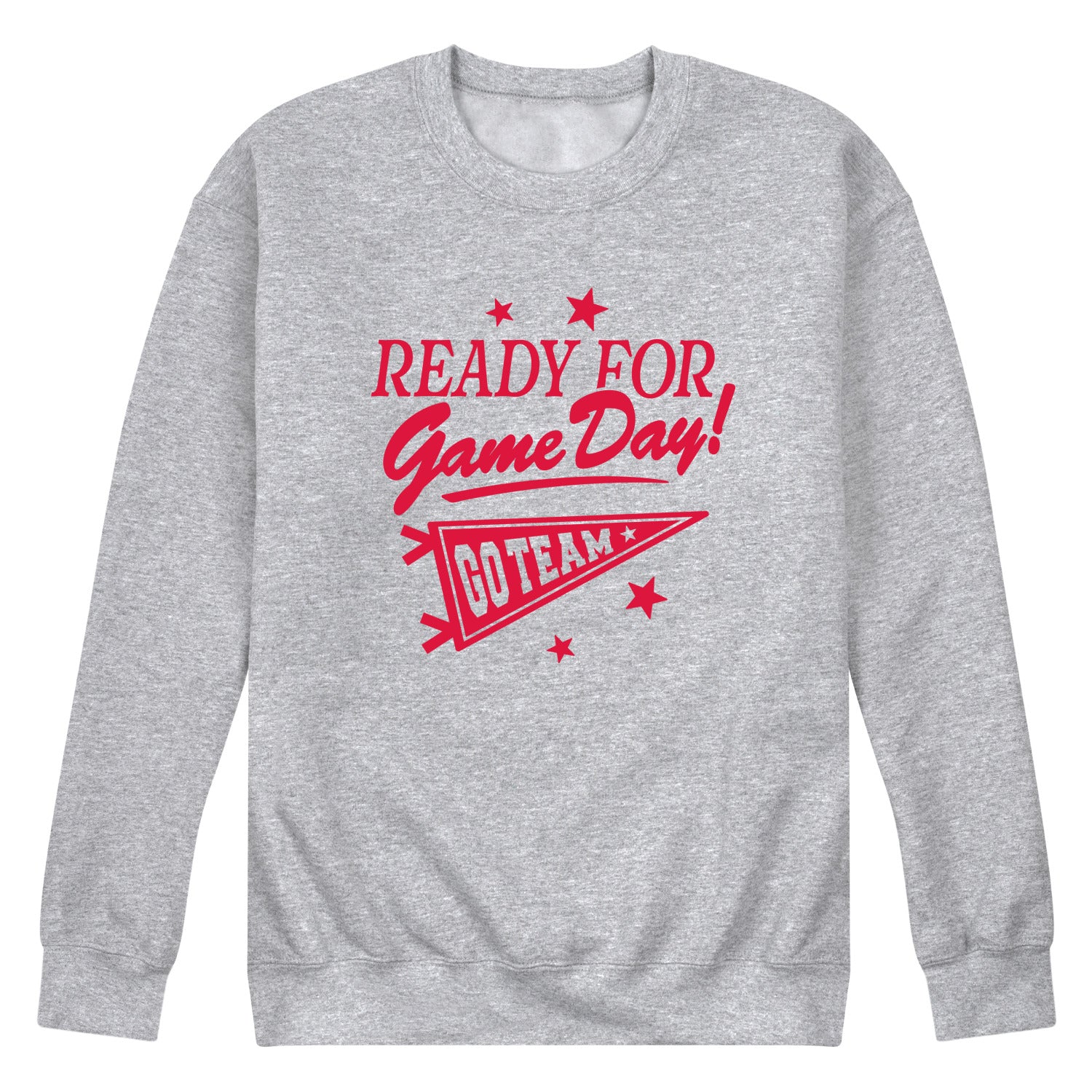 Instant Message - Ready For Gameday - Men's Long Sleeve Crew Fleece Sweatshirt