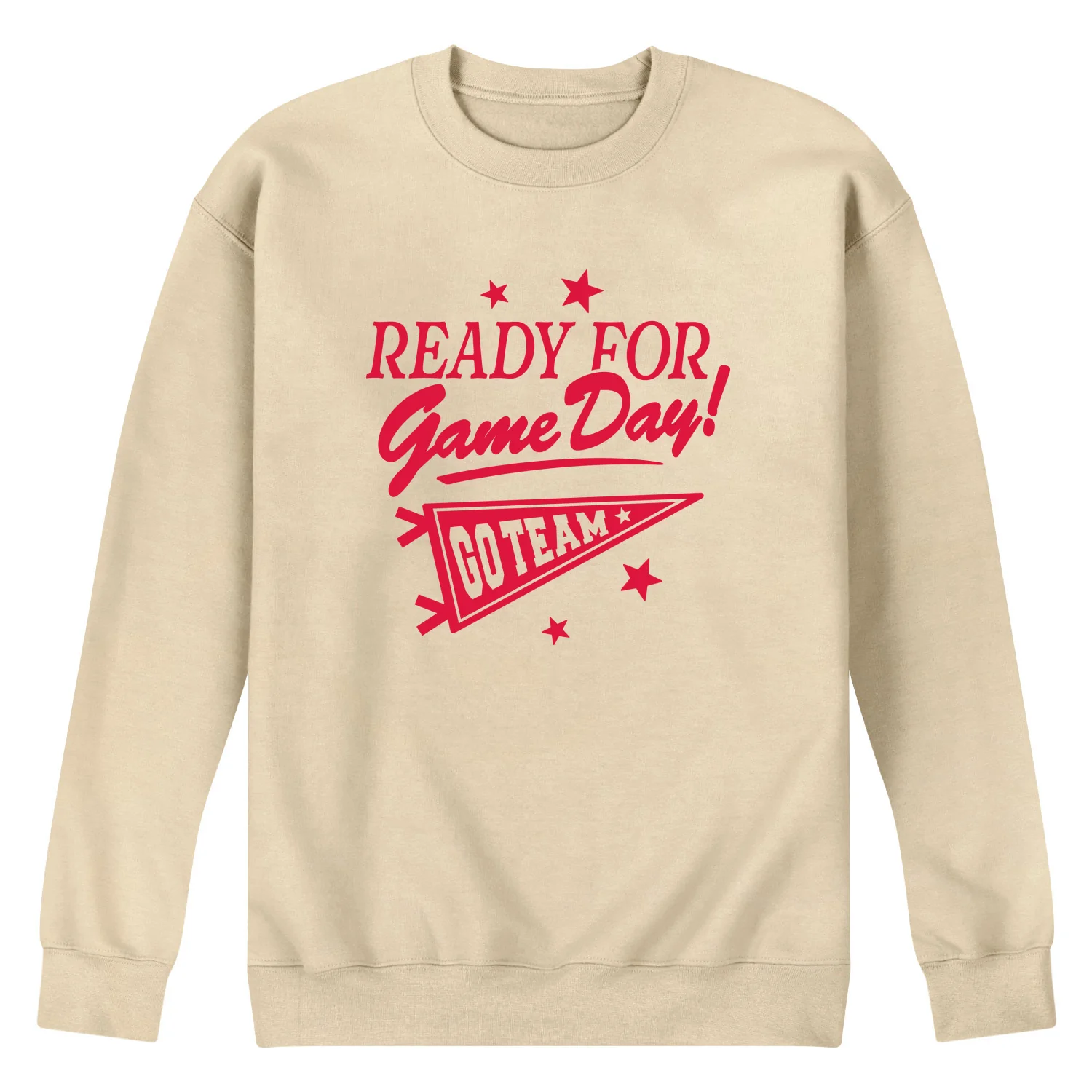 Instant Message - Ready For Gameday - Men's Long Sleeve Crew Fleece Sweatshirt - Image 3