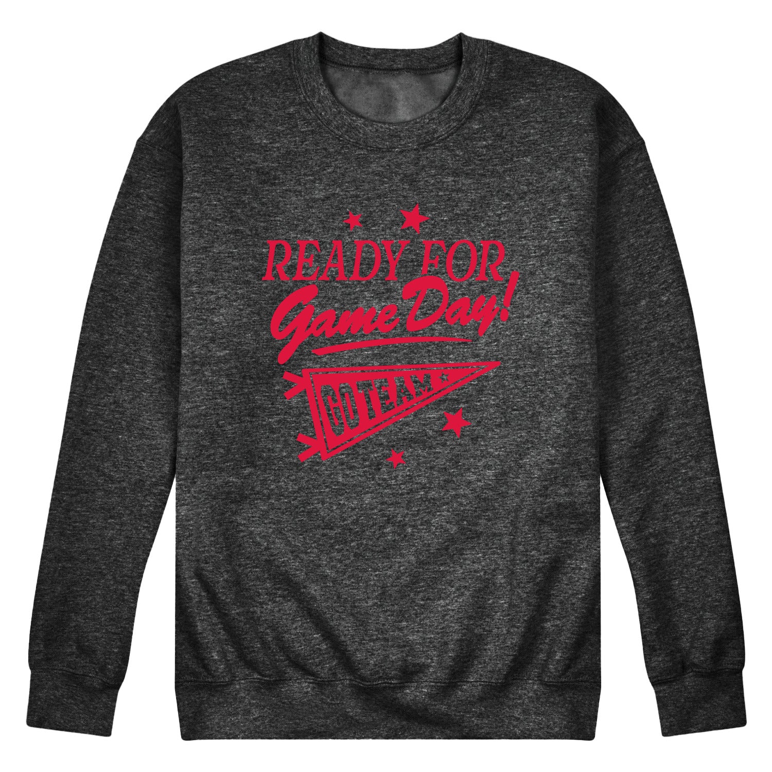 Instant Message - Ready For Gameday - Men's Long Sleeve Crew Fleece Sweatshirt - Image 4