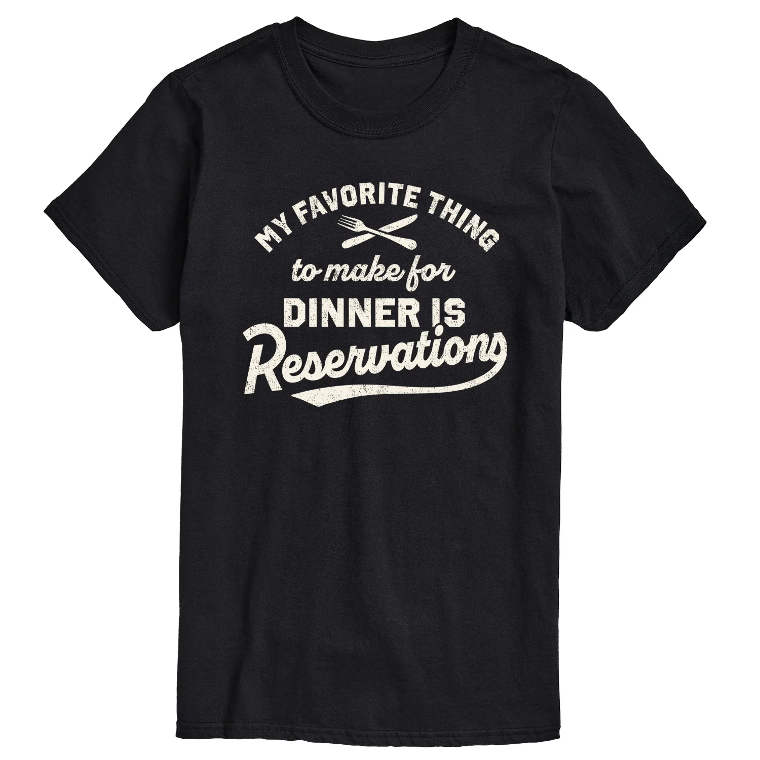 Instant Message - My Favorite Thing To Make For Dinner - Men's Short Sleeve Graphic T-Shirt