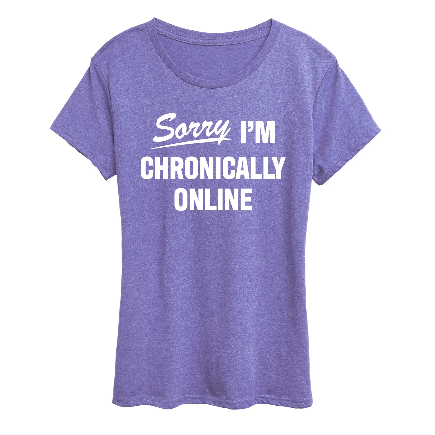 Instant Message - Sorry I'm Chronically Online - Women's Short Sleeve Graphic T-Shirt - Image 10