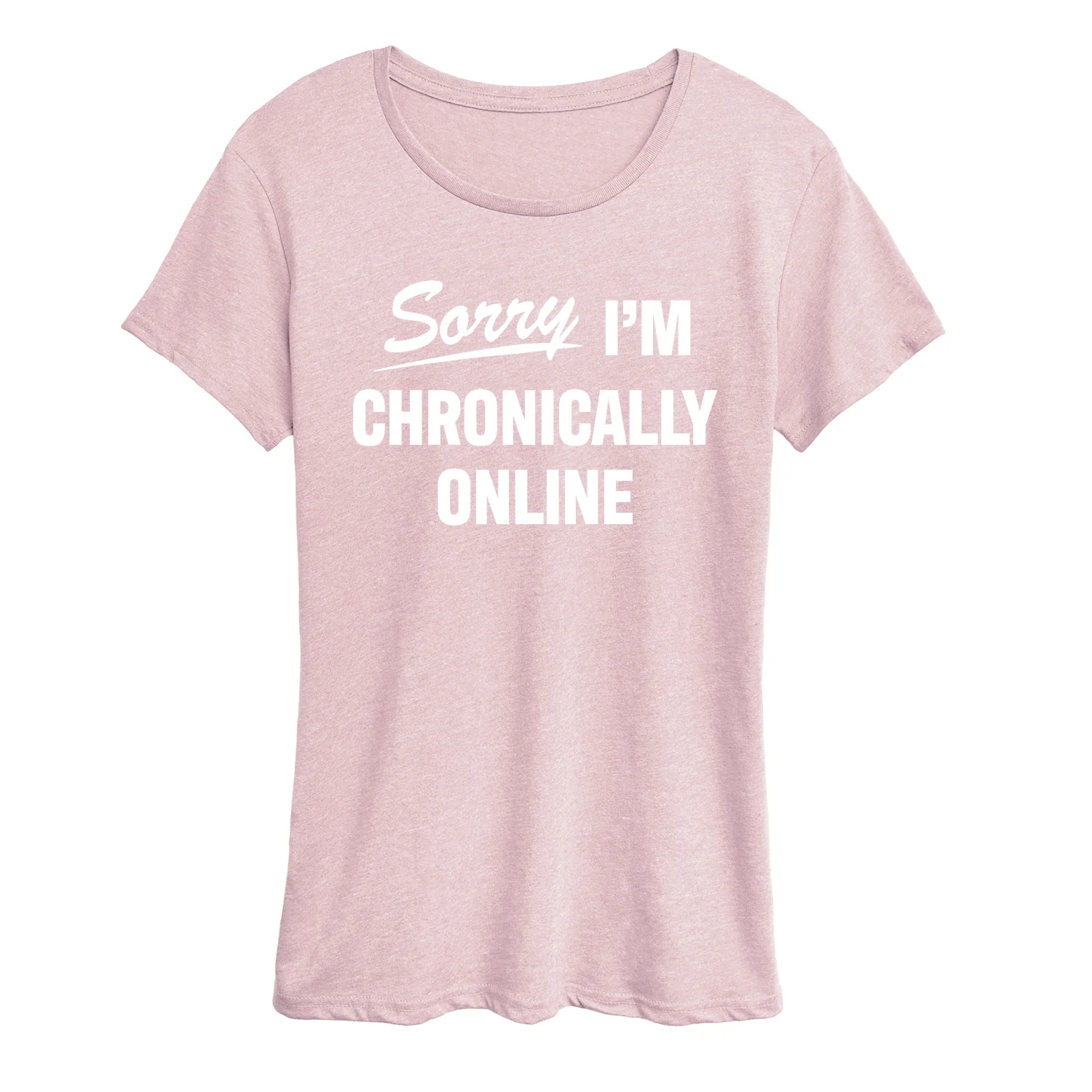 Instant Message - Sorry I'm Chronically Online - Women's Short Sleeve Graphic T-Shirt - Image 11
