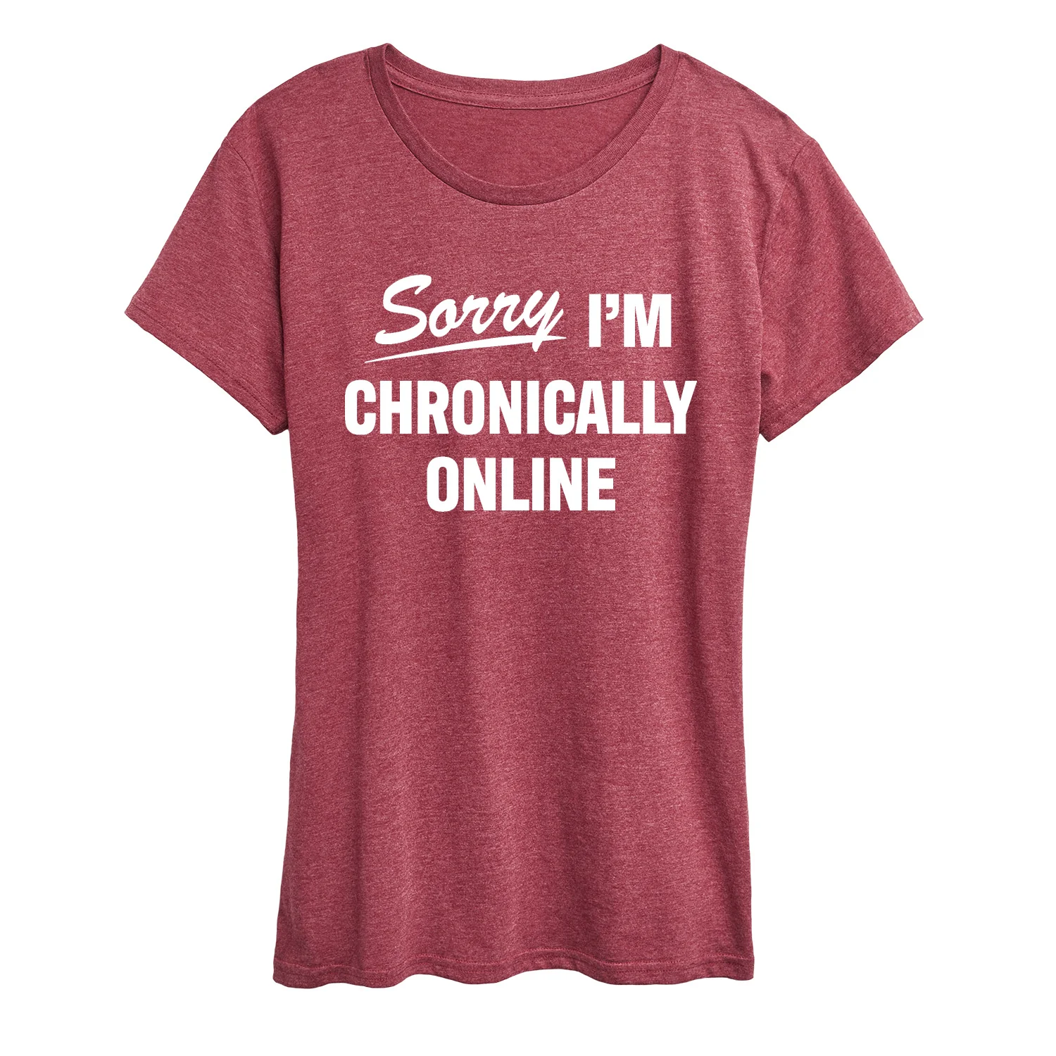 Instant Message - Sorry I'm Chronically Online - Women's Short Sleeve Graphic T-Shirt - Image 15