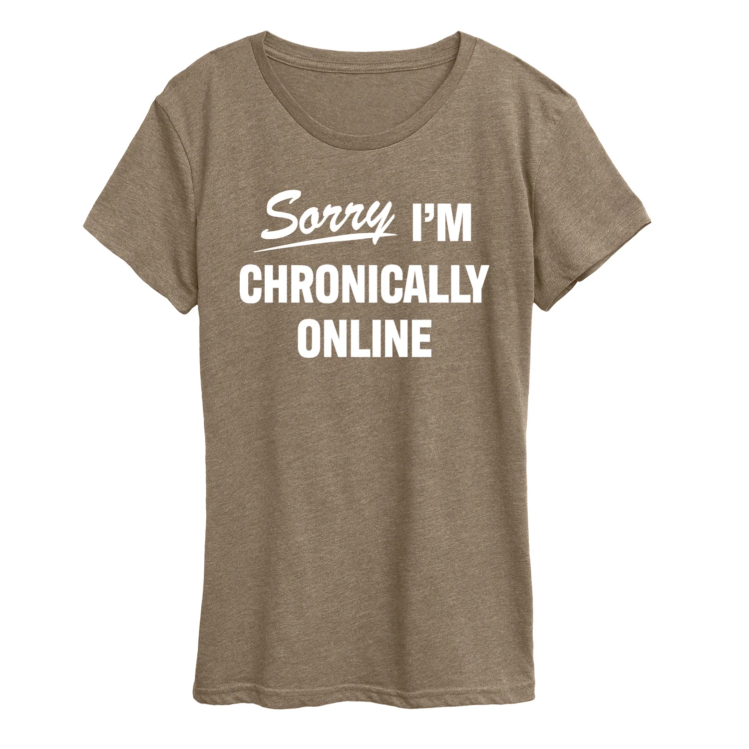 Instant Message - Sorry I'm Chronically Online - Women's Short Sleeve Graphic T-Shirt - Image 9