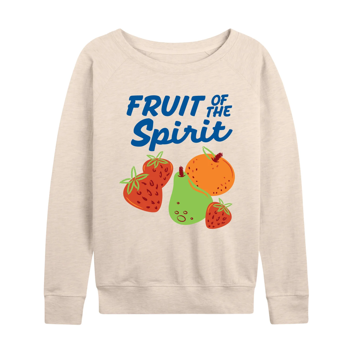 Instant Message - Fruit Of The Spirit - Women's French Terry Long Sleeve Pullover