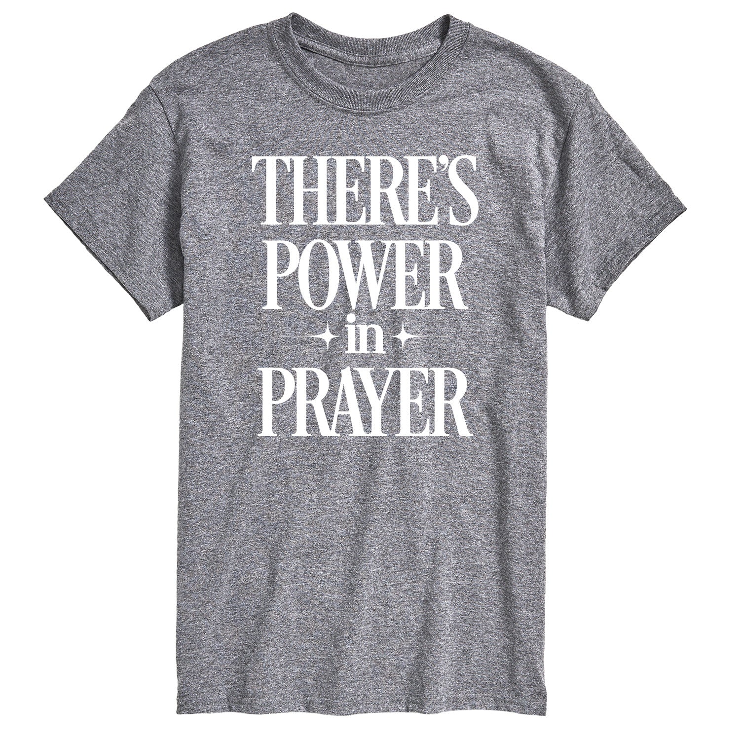 Instant Message - There's Power In Prayer - Men's Short Sleeve Graphic T-Shirt - Image 2