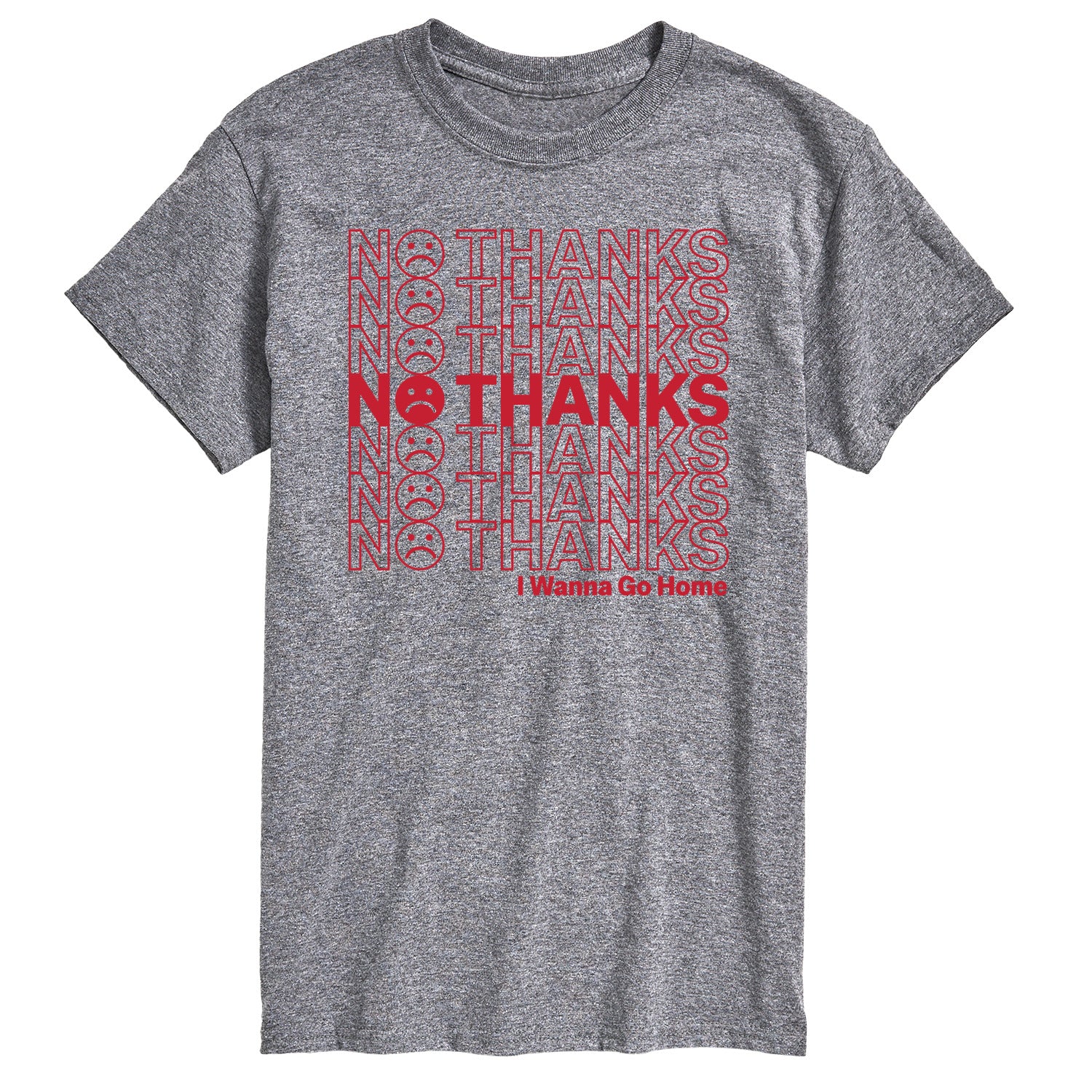 Instant Message - No Thanks - Men's Short Sleeve Graphic T-Shirt - Image 2