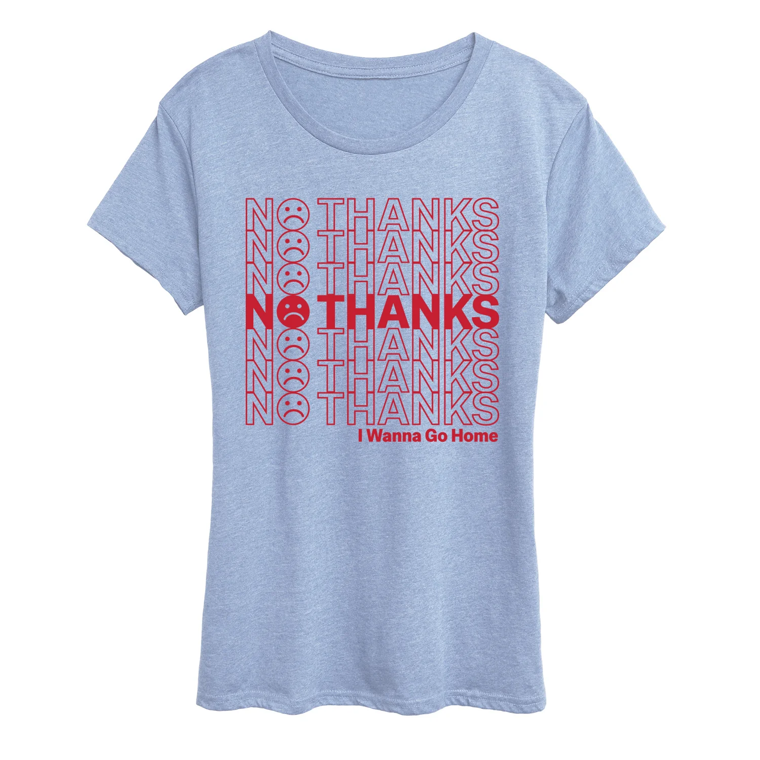 Instant Message - No Thanks - Women's Short Sleeve Graphic T-Shirt - Image 3