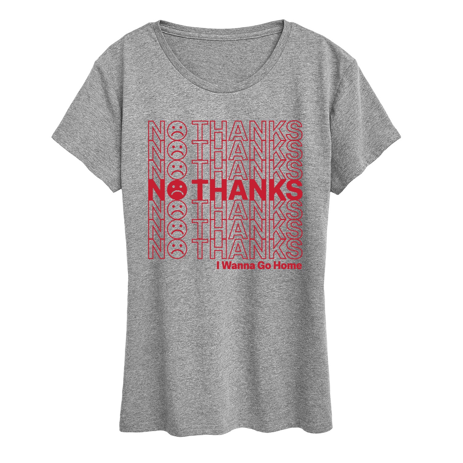 Instant Message - No Thanks - Women's Short Sleeve Graphic T-Shirt - Image 4
