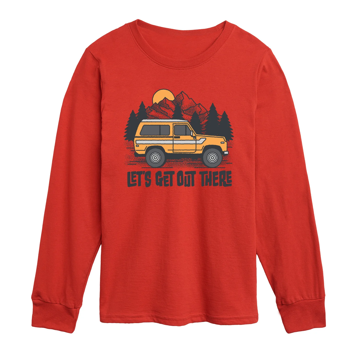 Instant Message - Let's Get Out There - Toddler Long Sleeve Graphic T-Shirt - Image 2