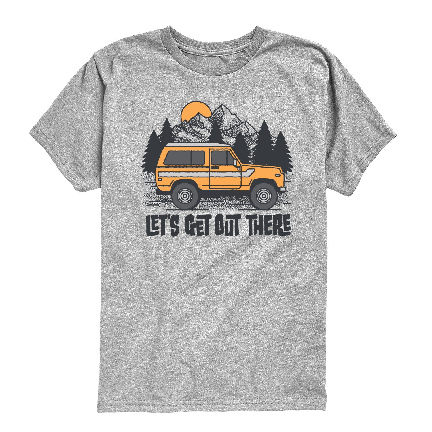 Instant Message - Let's Get Out There - Youth Short Sleeve Graphic T-Shirt