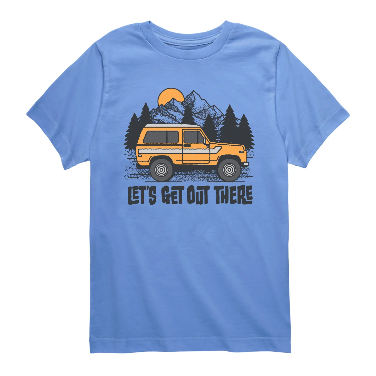 Instant Message - Let's Get Out There - Youth Short Sleeve Graphic T-Shirt - Image 2