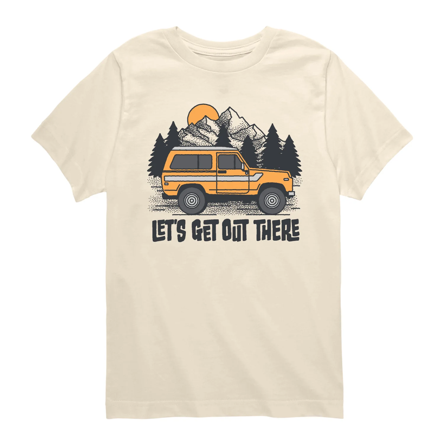 Instant Message - Let's Get Out There - Youth Short Sleeve Graphic T-Shirt - Image 3