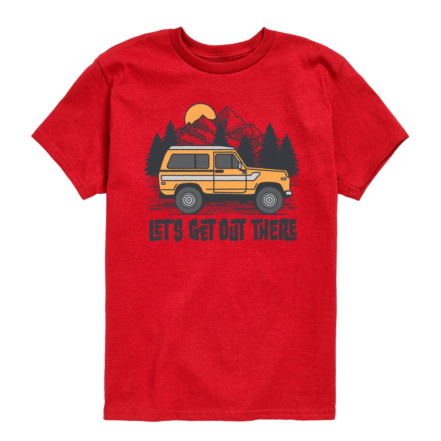 Instant Message - Let's Get Out There - Youth Short Sleeve Graphic T-Shirt - Image 5