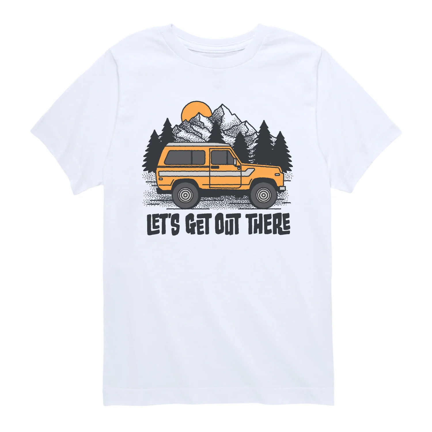 Instant Message - Let's Get Out There - Youth Short Sleeve Graphic T-Shirt - Image 6