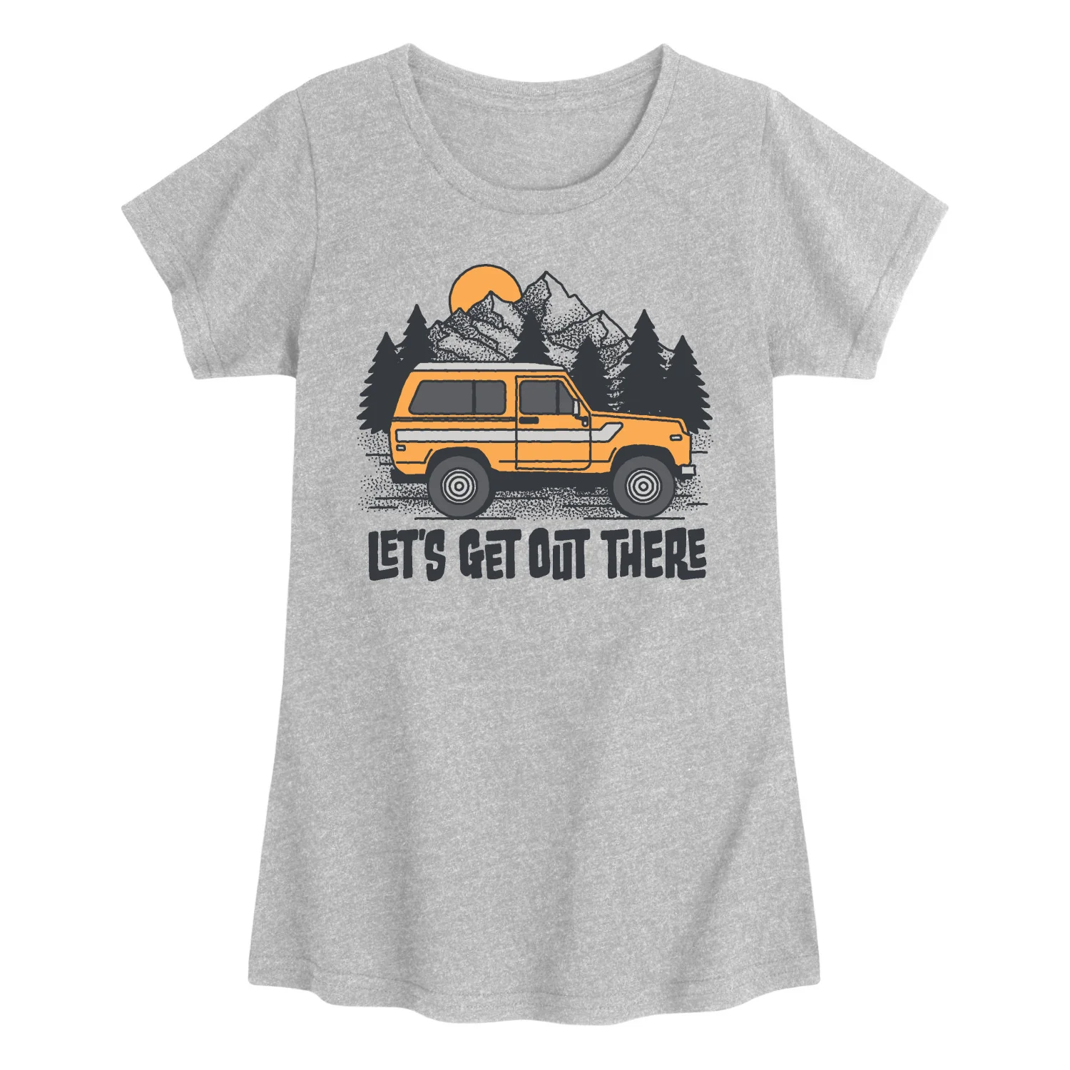 Instant Message - Let's Get Out There - Youth Girls Short Sleeve T-Shirt - Image 4