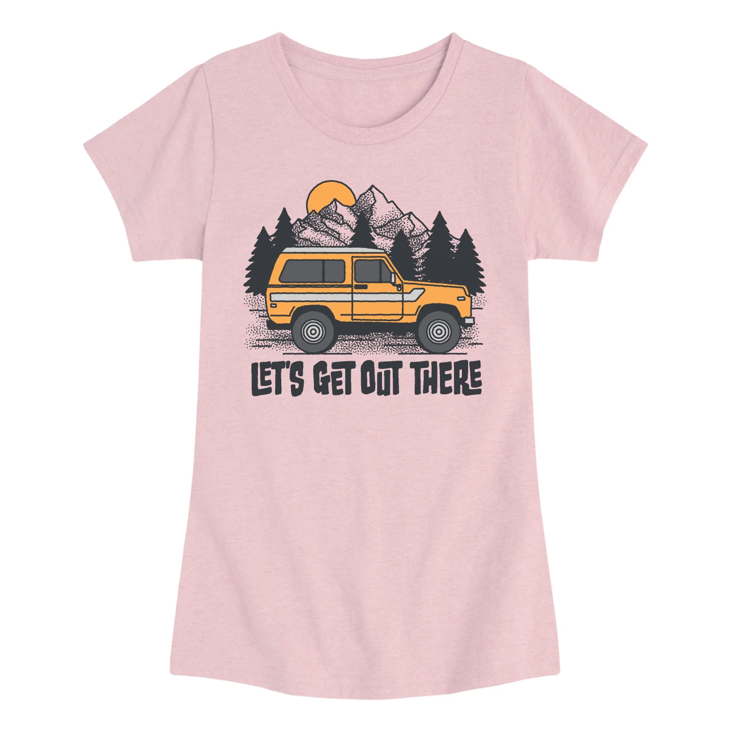 Instant Message - Let's Get Out There - Youth Girls Short Sleeve T-Shirt - Image 5