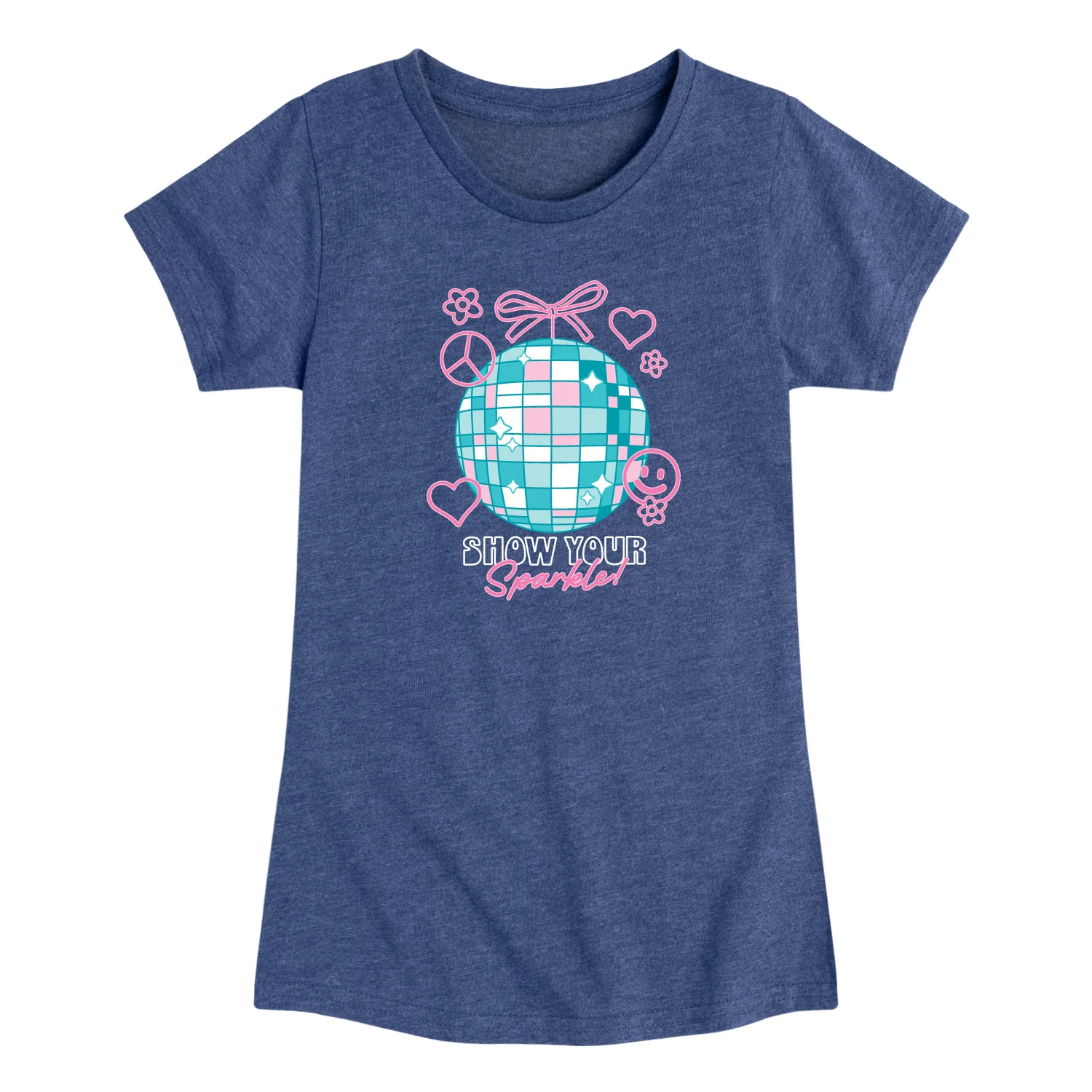 Instant Message - Show Your Sparkle - Toddler Girls Short Sleeve T-Shirt - Image 2