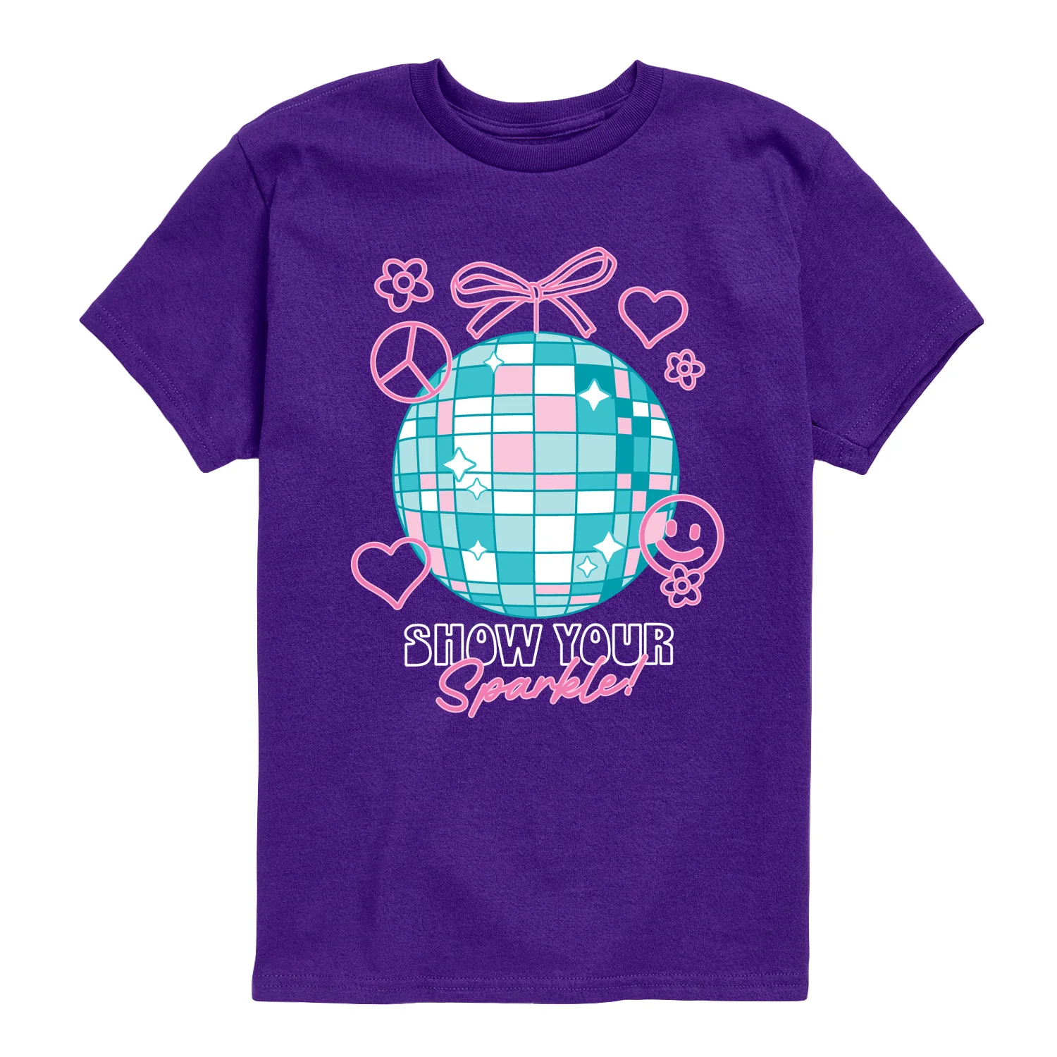 Instant Message - Show Your Sparkle - Youth Short Sleeve Graphic T-Shirt - Image 4