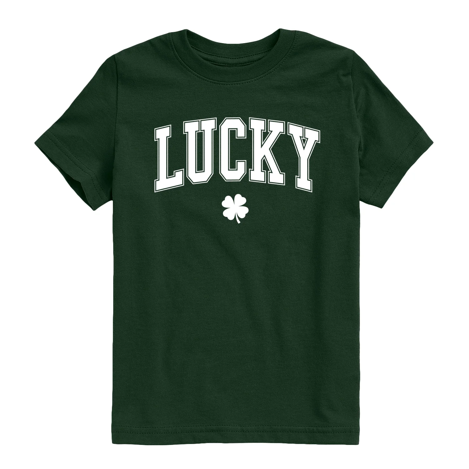 Instant Message - Collegiate Lucky - Youth Boys Short Sleeve Graphic T-Shirt - Image 2