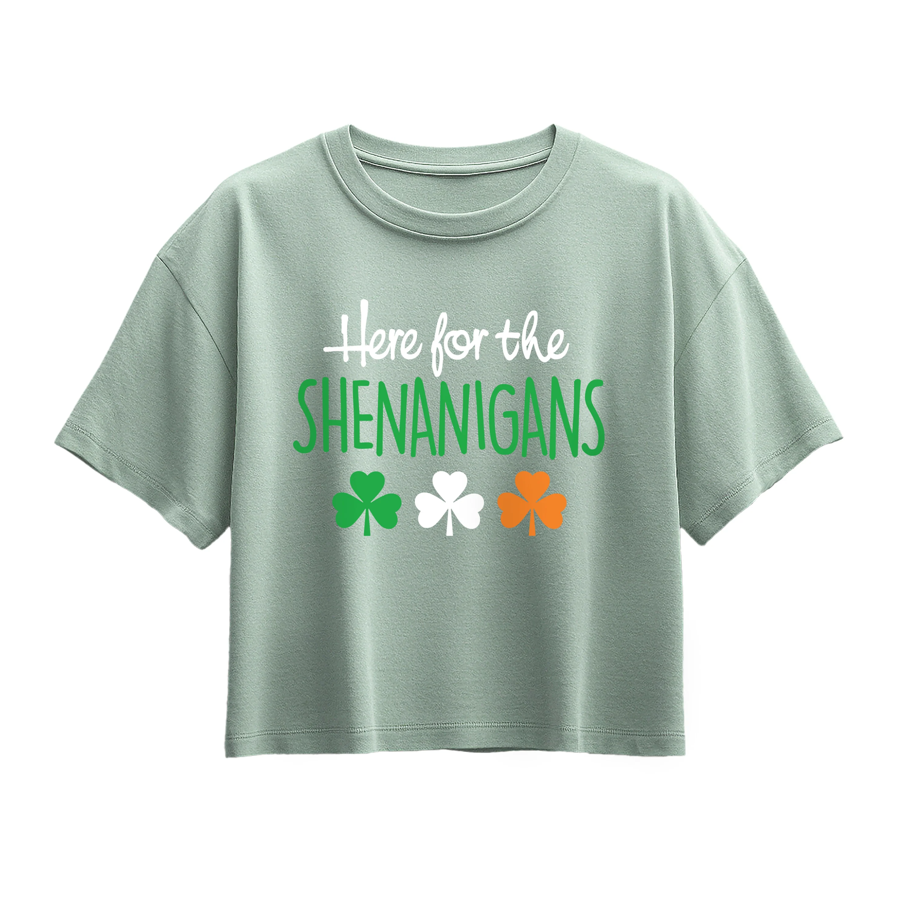Instant Message - Here for the Shenanigans - Youth Girls Boxy T-Shirt