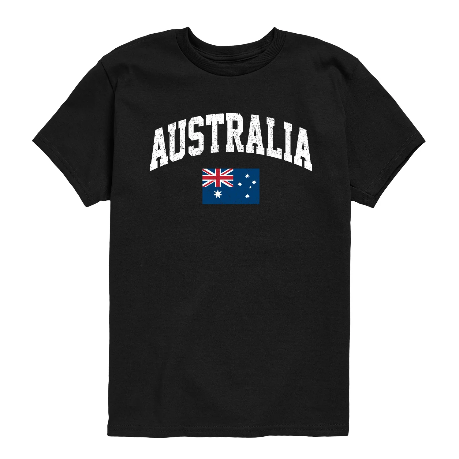 Instant Message - Australia Flag - Youth Short Sleeve Graphic T-shirt - Image 2