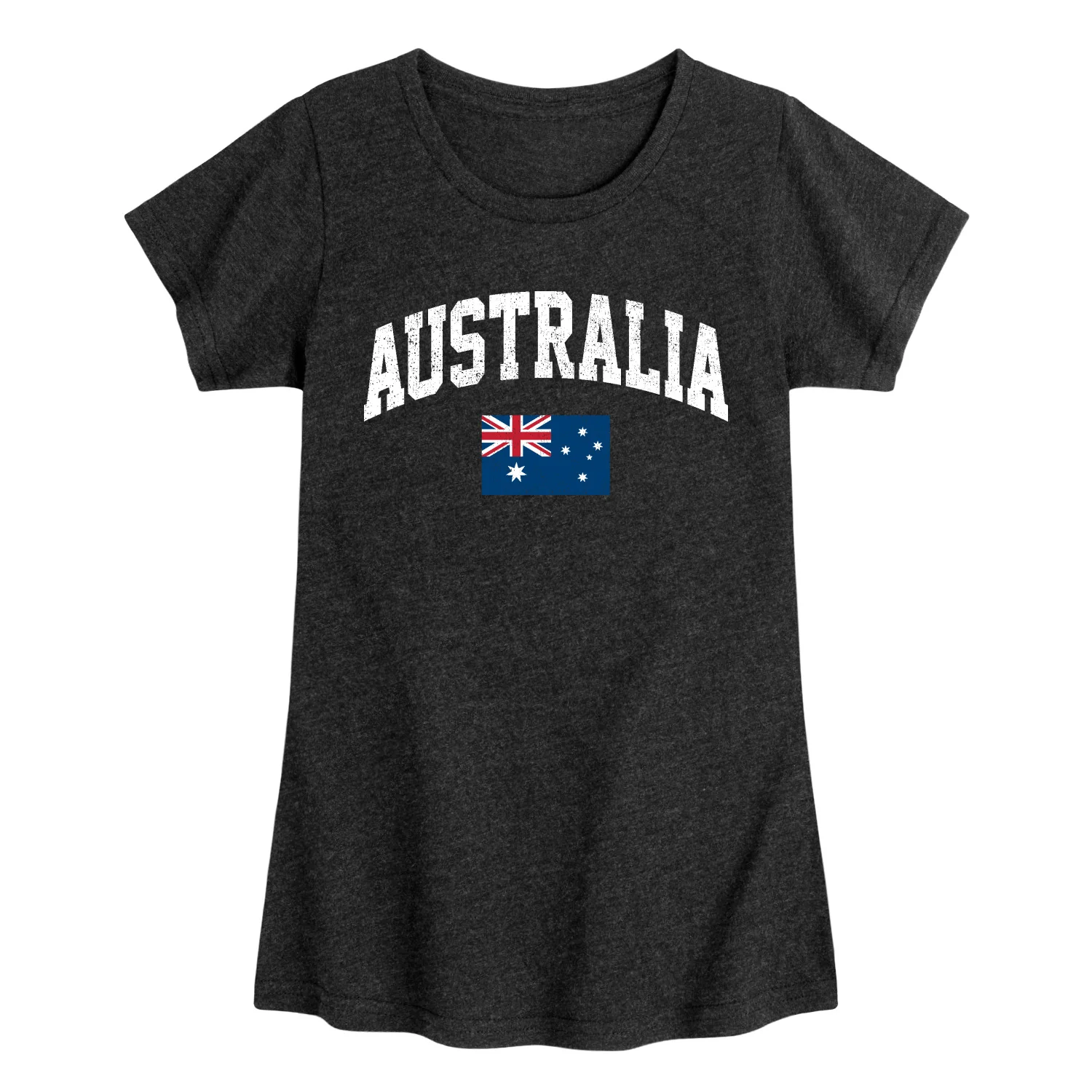 Instant Message - Australia Flag - Youth Girls Short Sleeve T-shirt