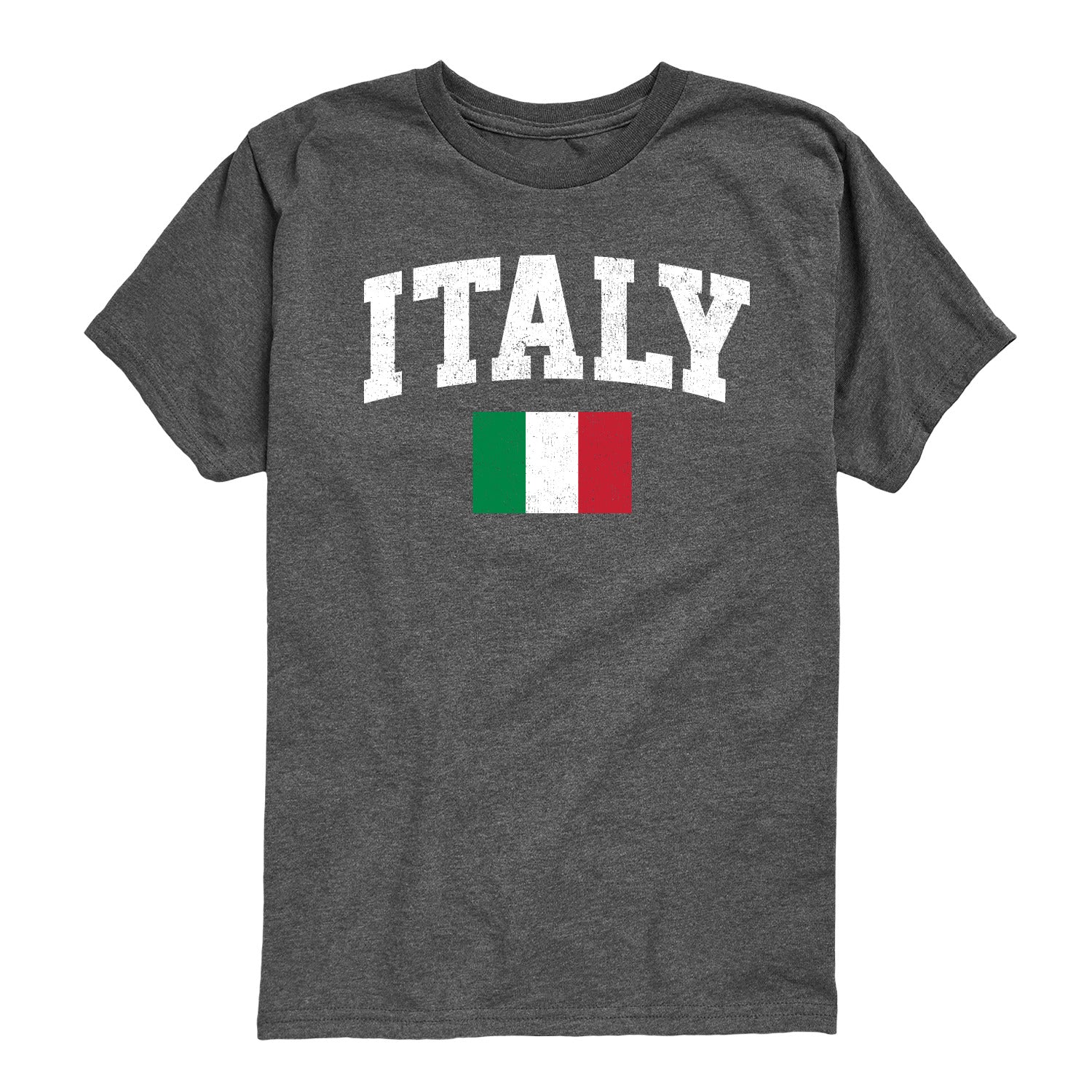 Instant Message - Italy Flag - Youth Short Sleeve Graphic T-shirt - Image 3