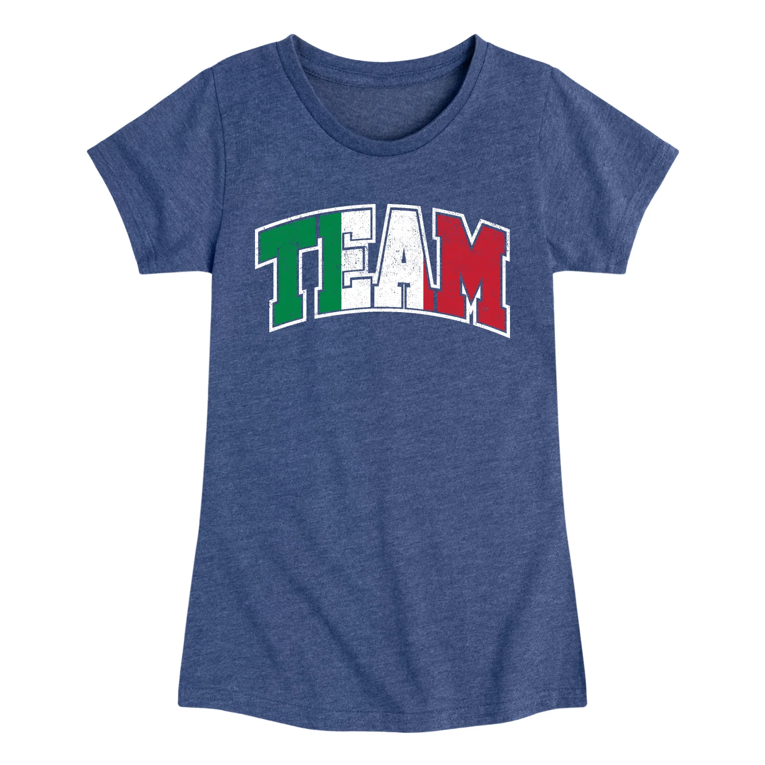Instant Message - Team Italy - Youth Girls Short Sleeve T-shirt - Image 2
