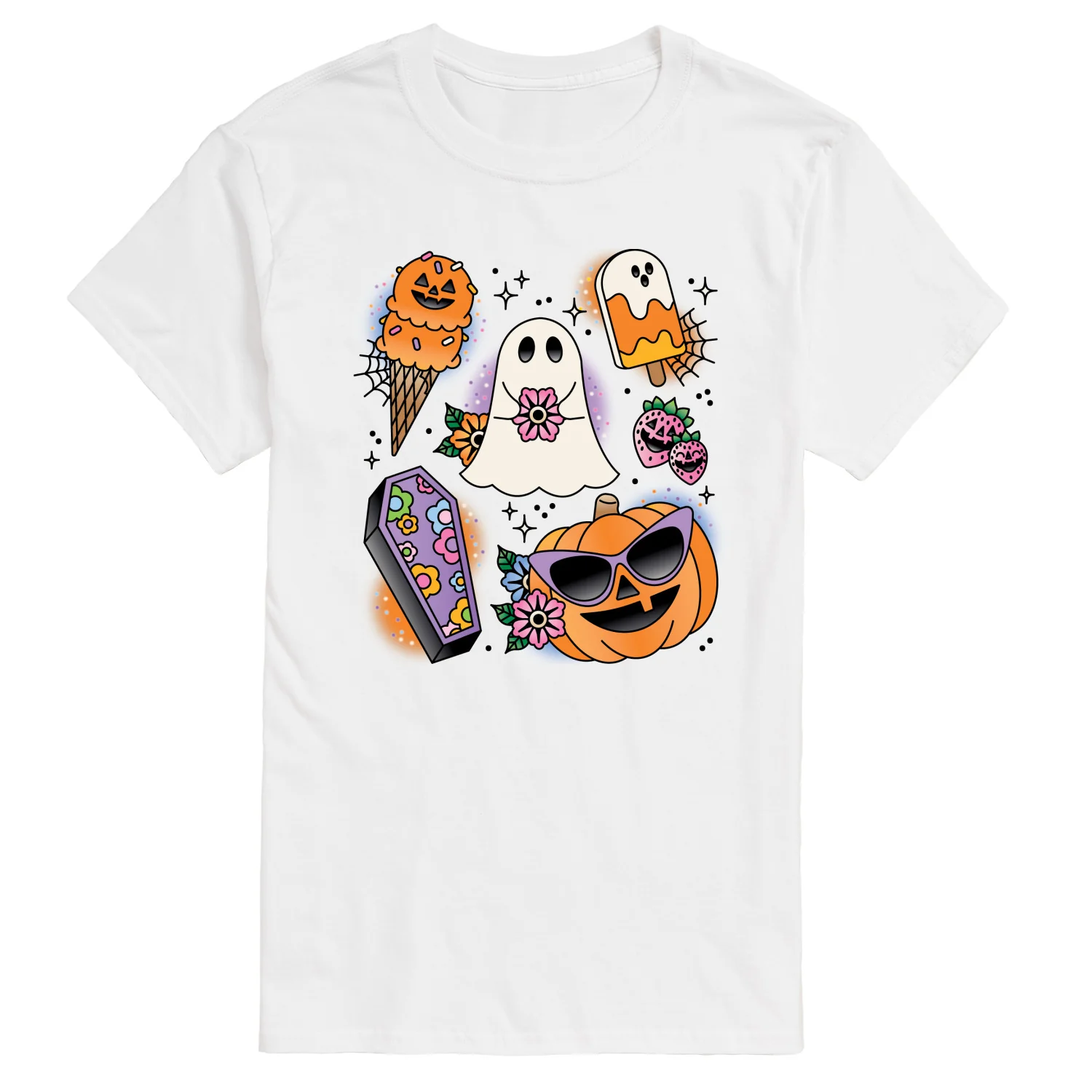 Instant Message - Summerween Tattoo Flash - Men's Short Sleeve Graphic T-Shirt - Image 2