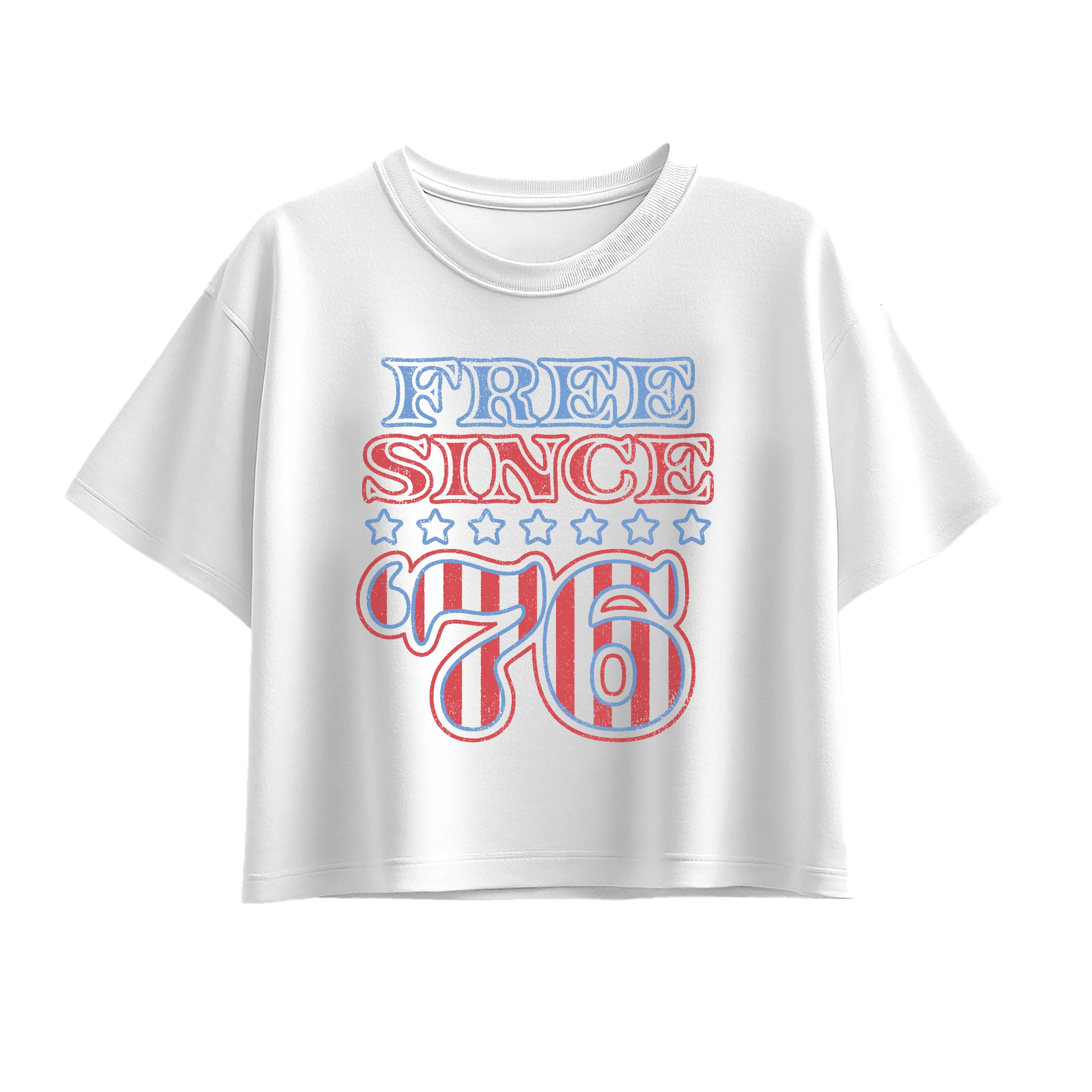 Instant Message - Free Since 76 - Youth Girls Boxy T-Shirt