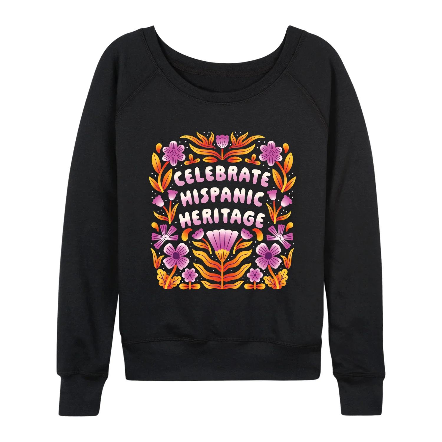 Instant Message - Celebrate Hispanic Heritage - Women's French Terry Long Sleeve Pullover