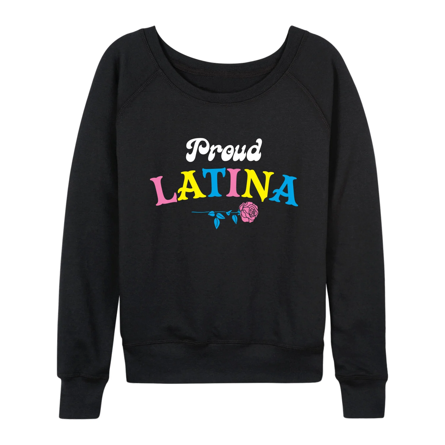Instant Message - Proud Latina - Women's French Terry Long Sleeve Pullover